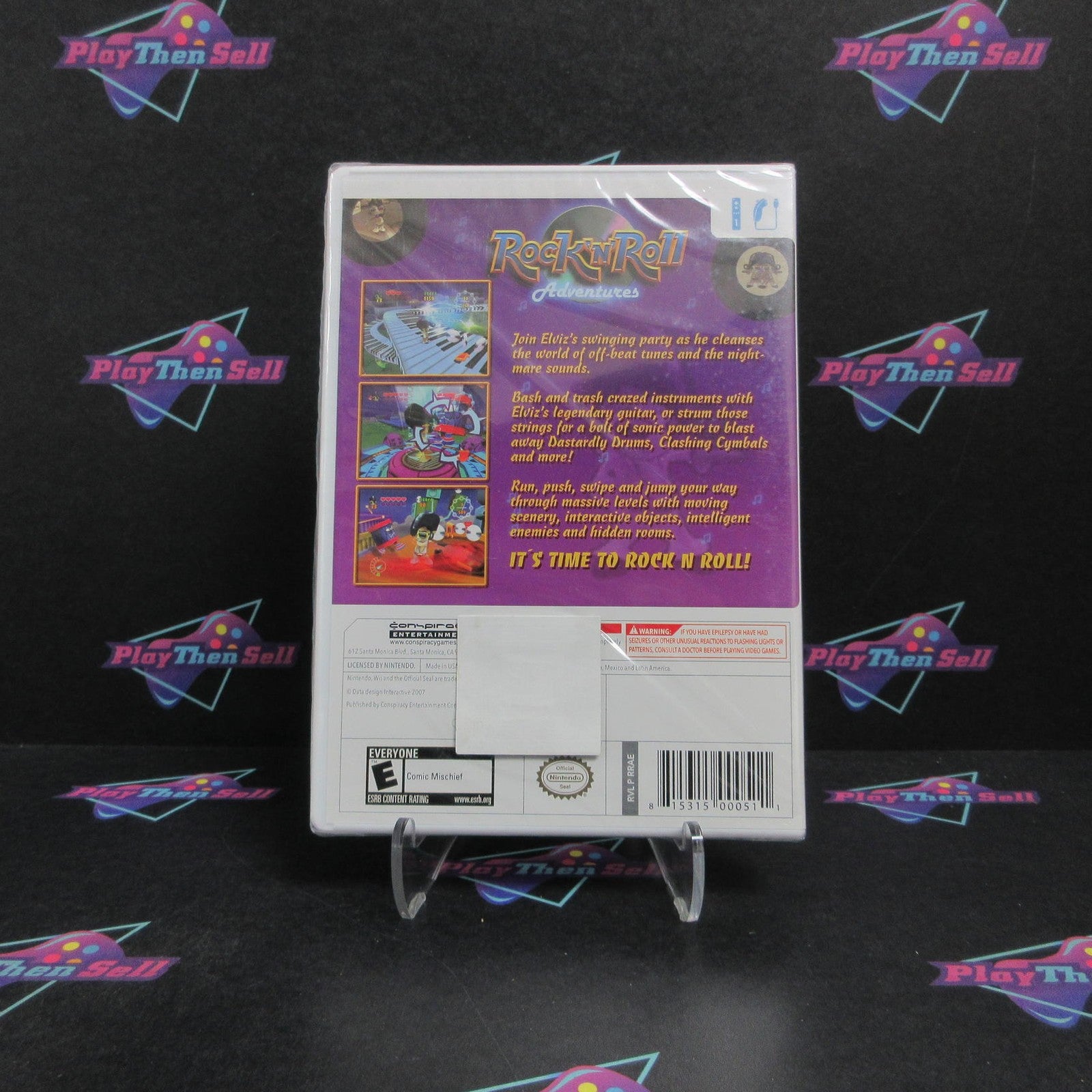 Rock 'n' Roll Adventures Nintendo Wii Brand New - Sealed