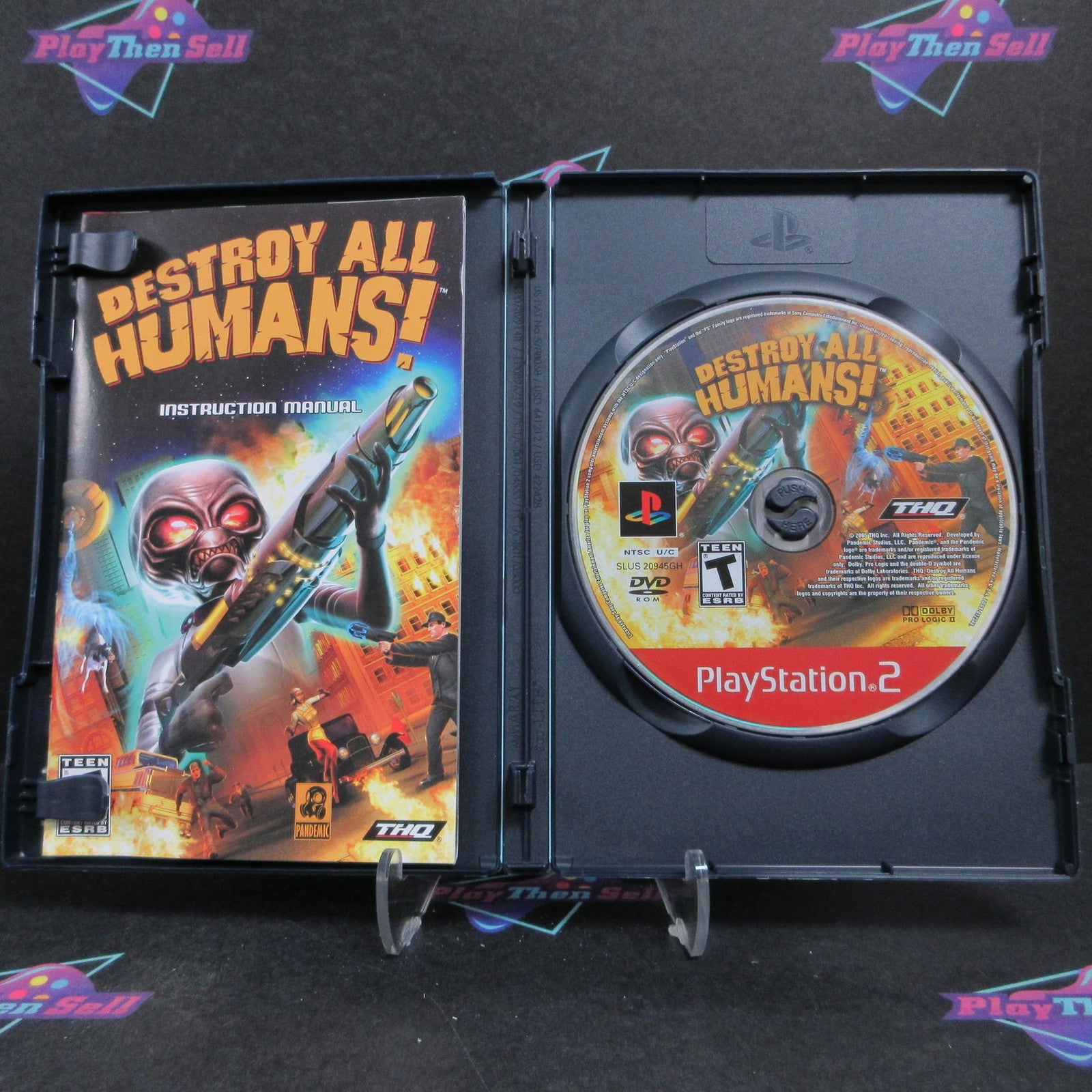 Destroy All Humans PS2 PlayStation 2 GH Complete - 1 Year Warranty EX Cond