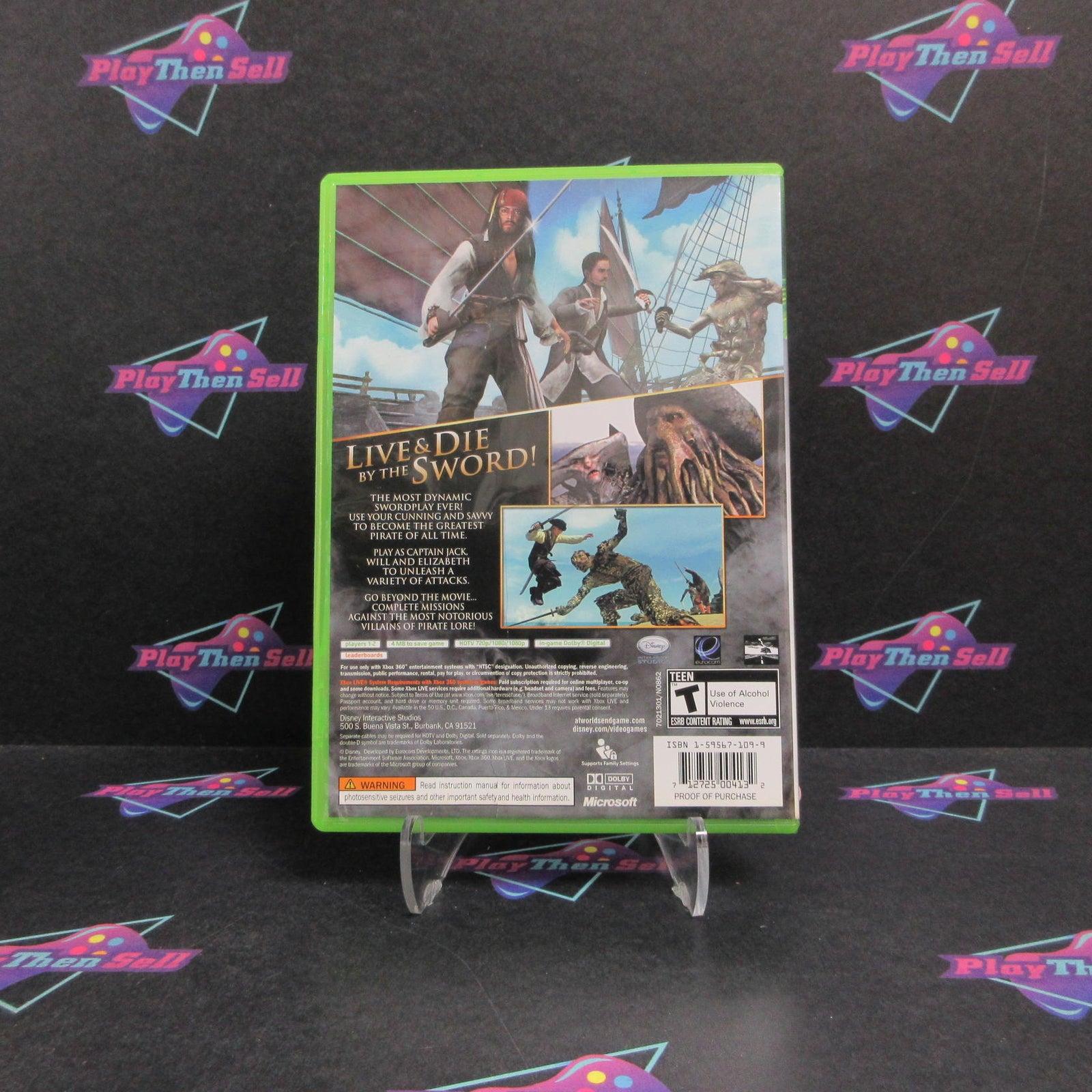 Pirates Of The Caribbean At Worlds End Xbox 360 - 1 Year Warranty VG