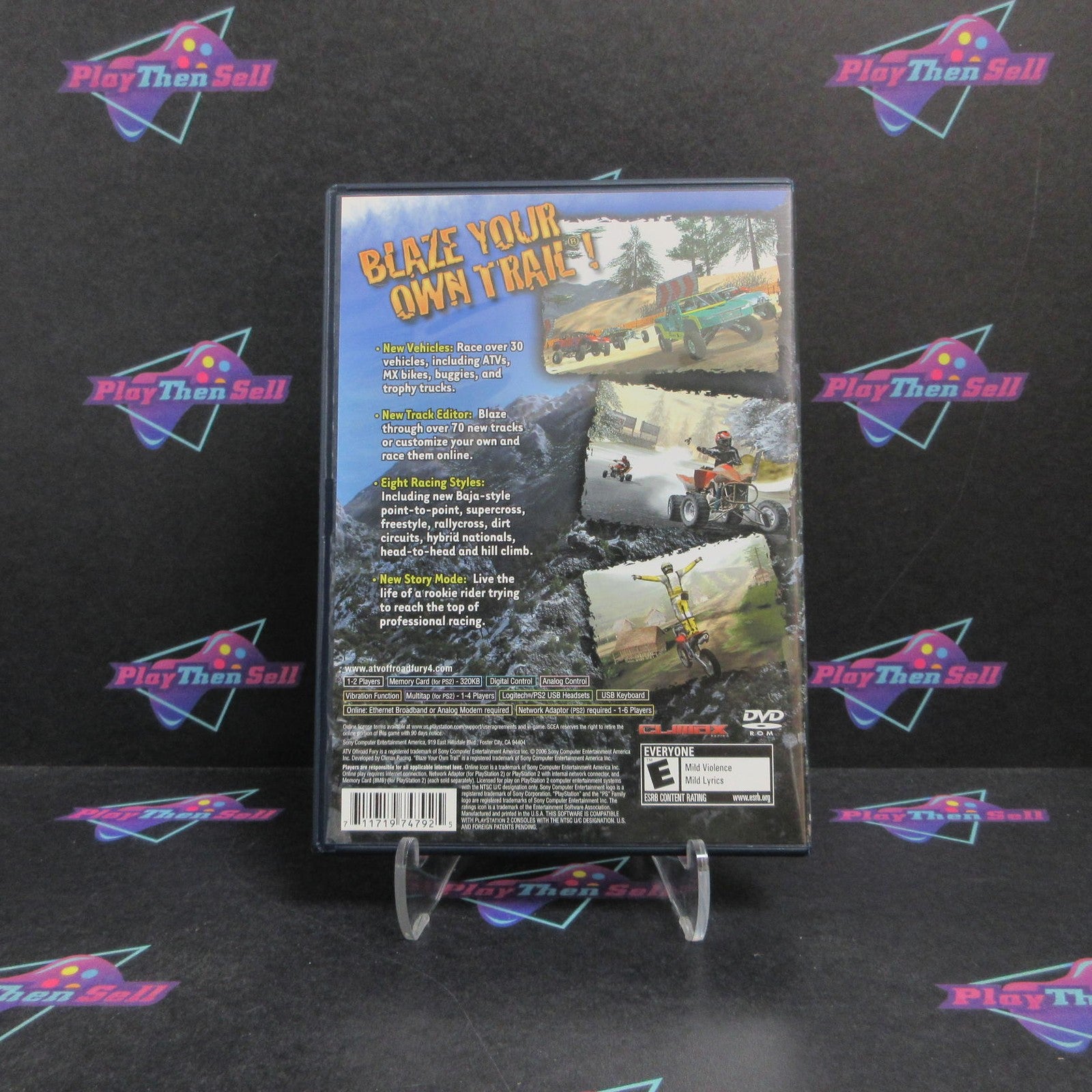 ATV Offroad Fury 4 PS2 PlayStation 2 Complete - 1 Year Warranty EX Cond