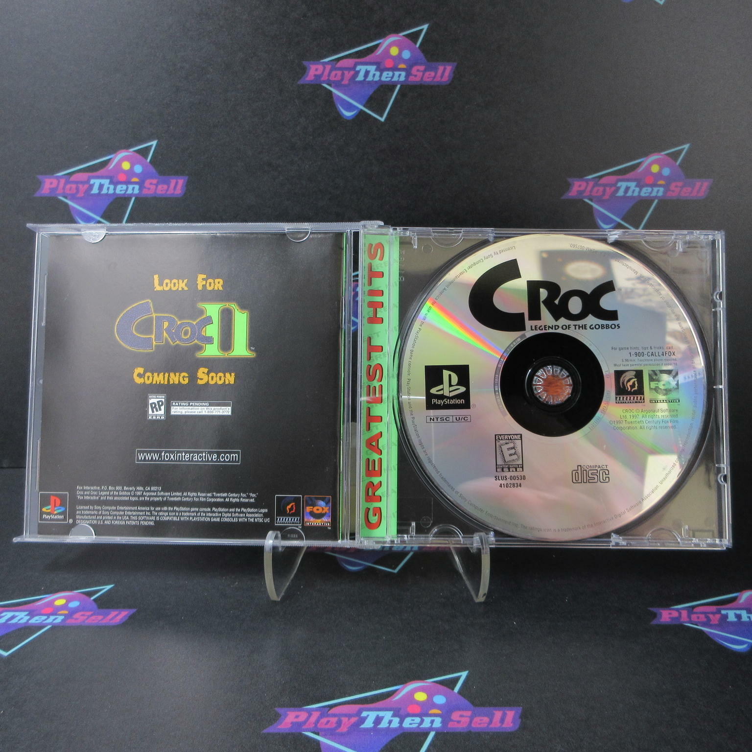 Croc Legend of the Gobbos PS1 PlayStation 1 GH Complete  - 1 Year Warranty EX ..