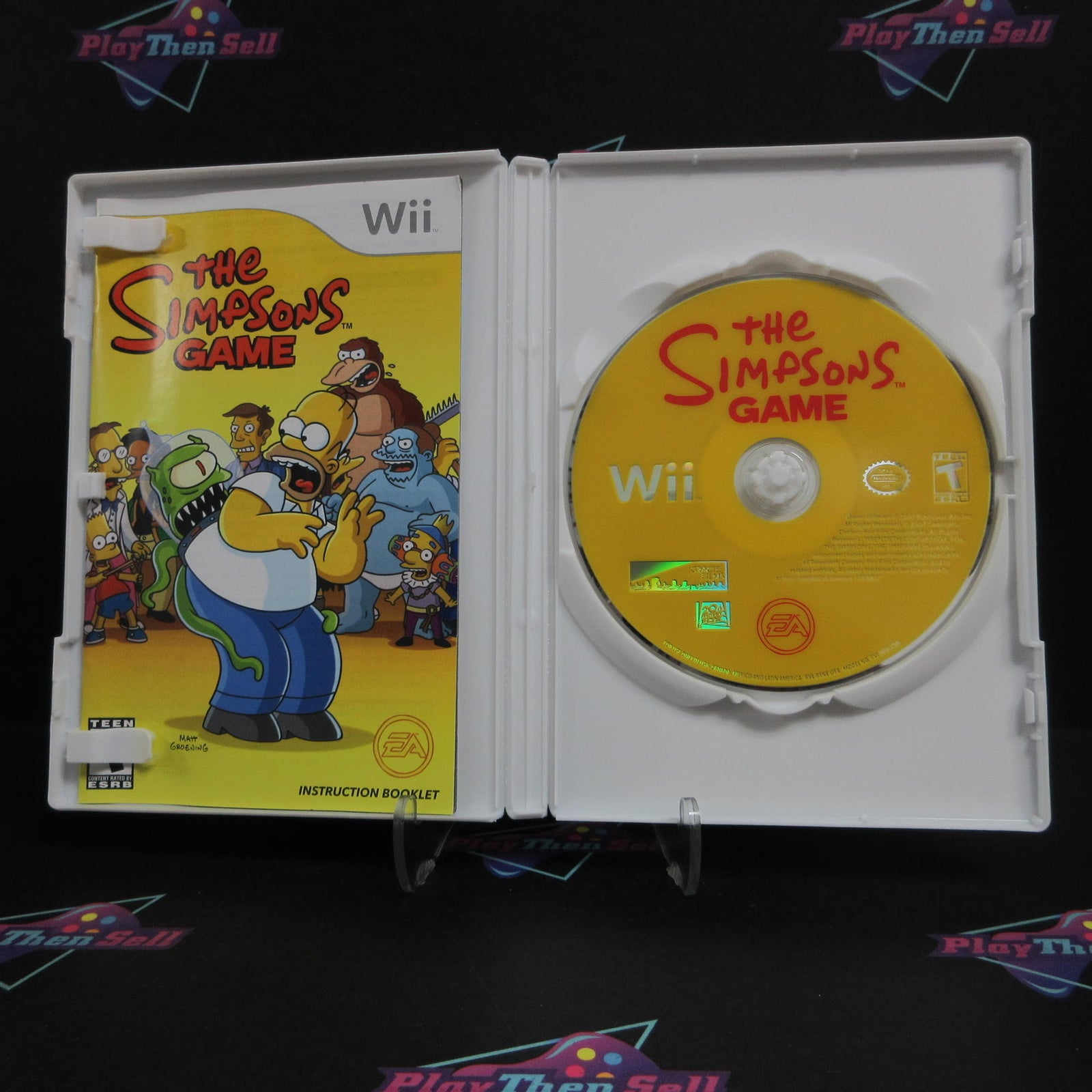 The Simpsons Game Nintendo Wii Complete - 1 Year Warranty EX Cond