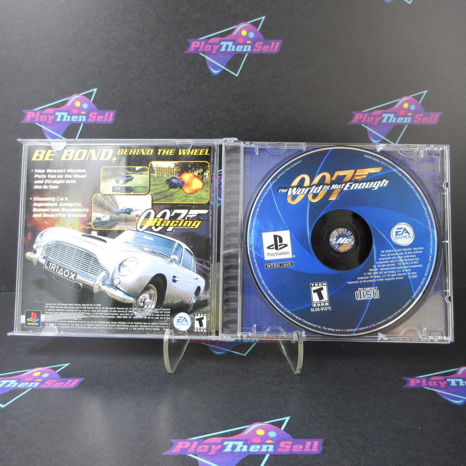 007 The World Is Not Enough PS1 PlayStation 1 + Reg Card Complete  - 1 Year Wa..