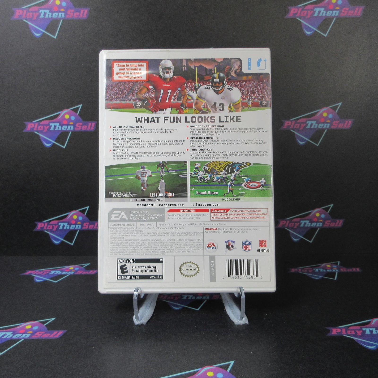 Madden NFL 10 Nintendo Wii Complete - 1 Year Warranty VG