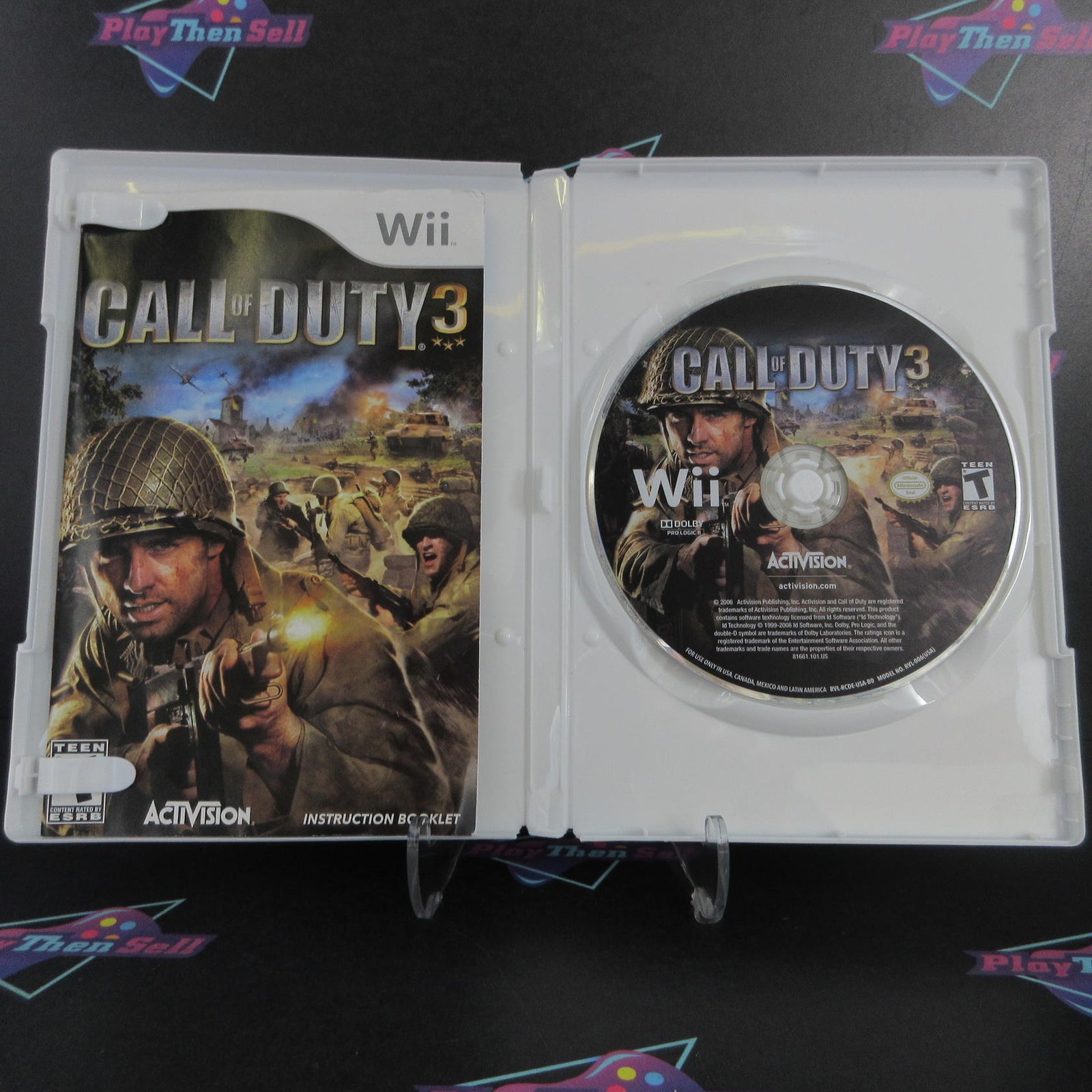 Call Of Duty 3 Nintendo Wii Complete - 1 Year Warranty VG