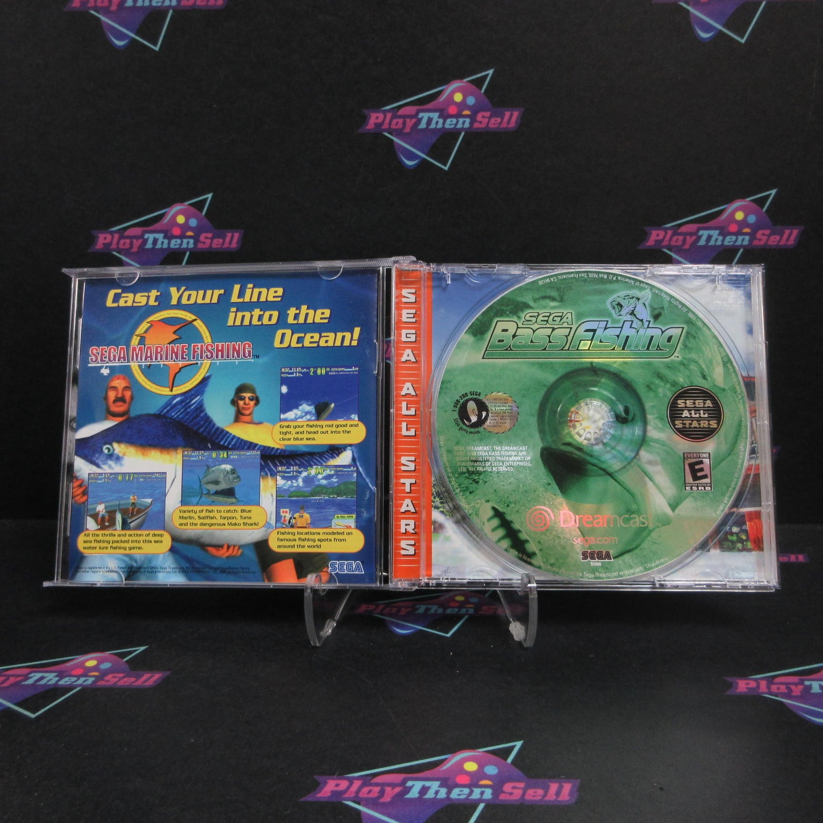 Sega Bass Fishing All Stars Sega Dreamcast + Reg Card Complete  - 1 Year Warra..