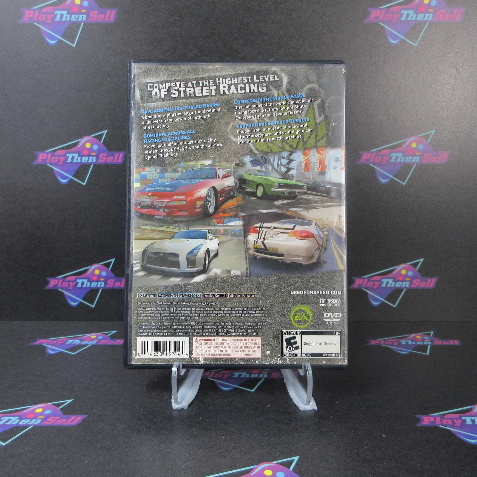 Need for Speed Prostreet PS2 PlayStation 2 - 1 Year Warranty Game & Case