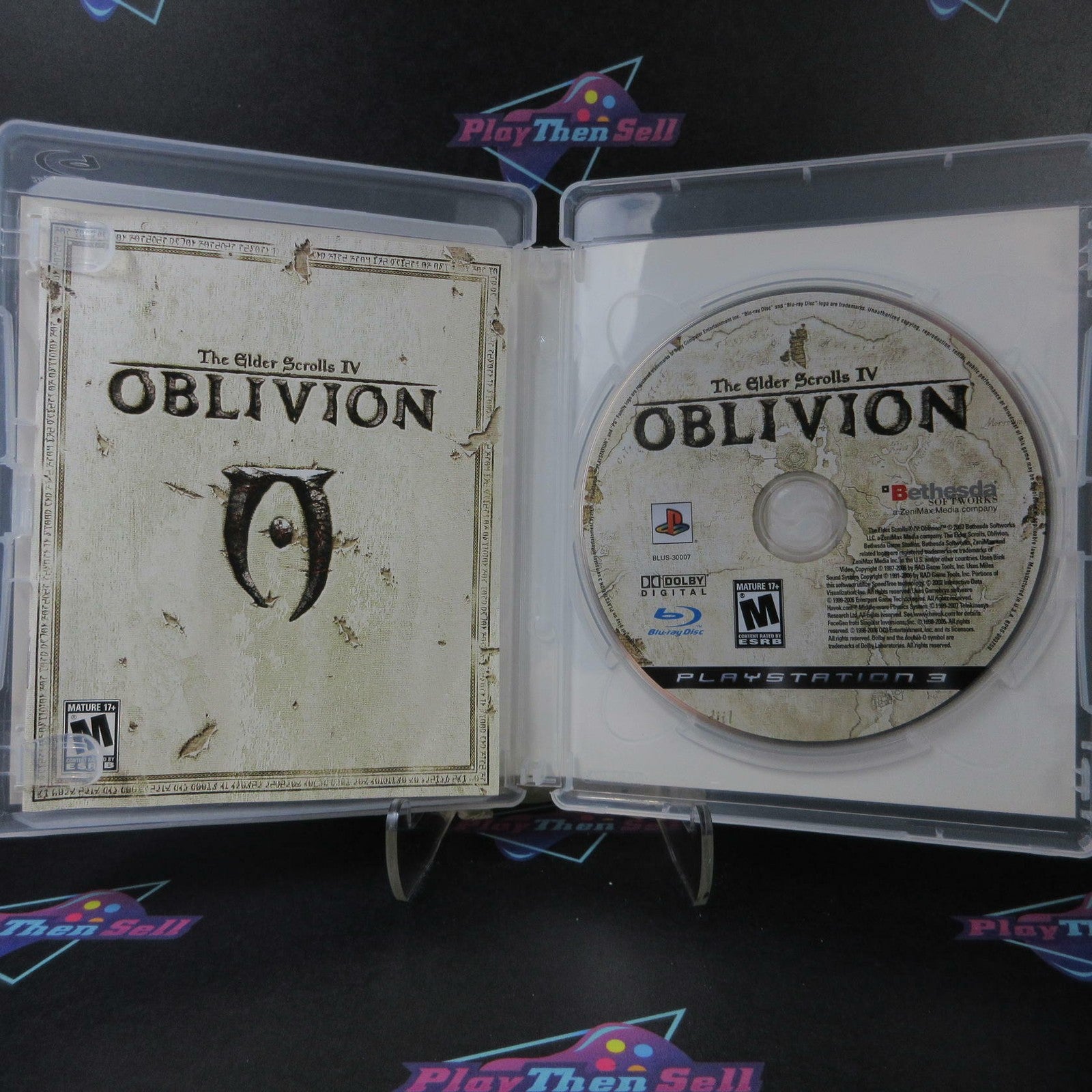 The Elder Scrolls IV Oblivion PS3 PlayStation 3 Complete  - 1 Year Warranty EX..