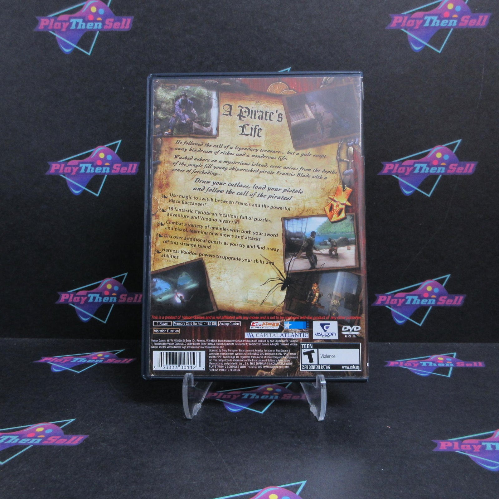 Pirates Legend of the Black Buccaneer PS2 PlayStation 2 CIB - 1 Year Warranty VG