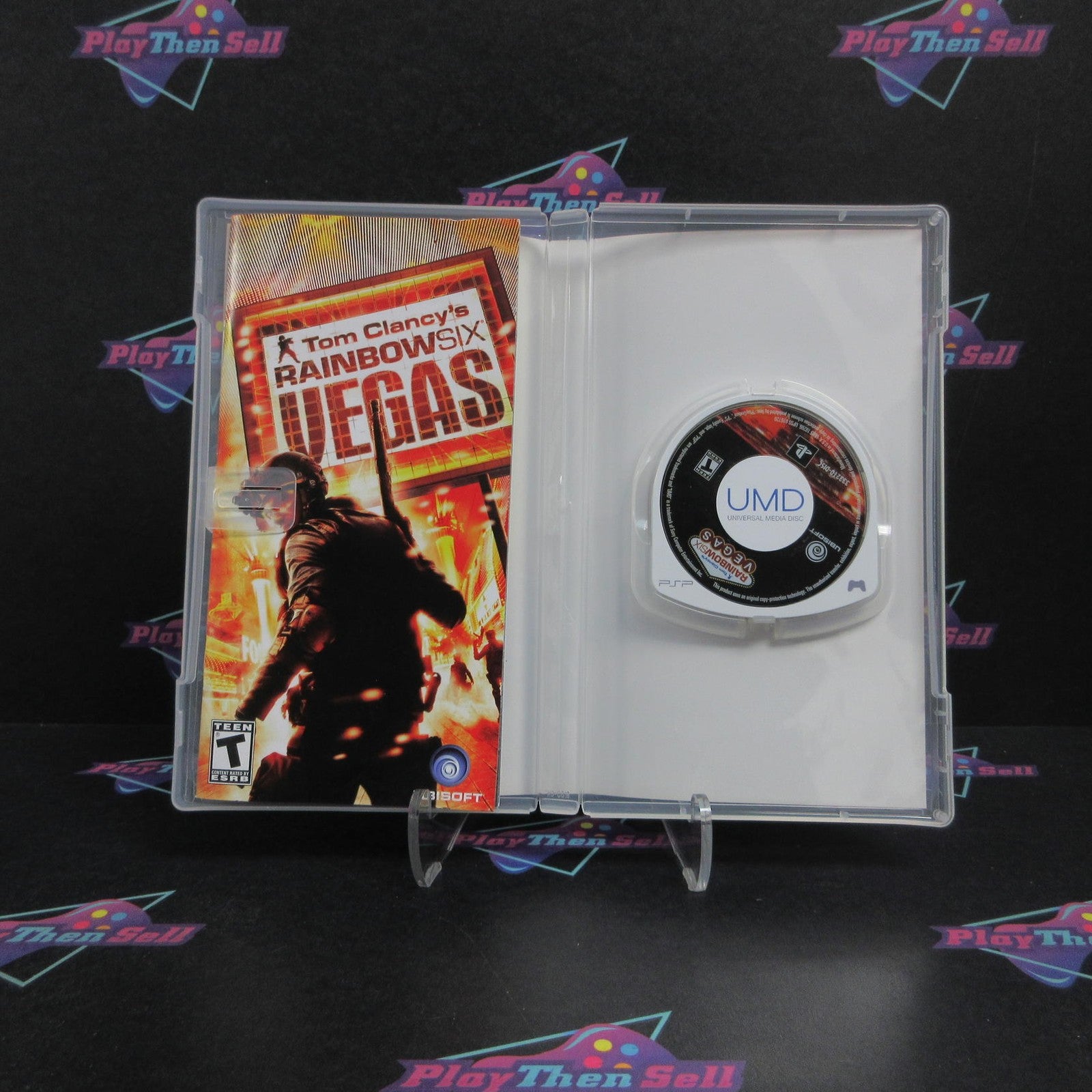 Tom Clancy's Rainbow Six Vegas Sony PSP Complete - 1 Year Warranty EX Cond