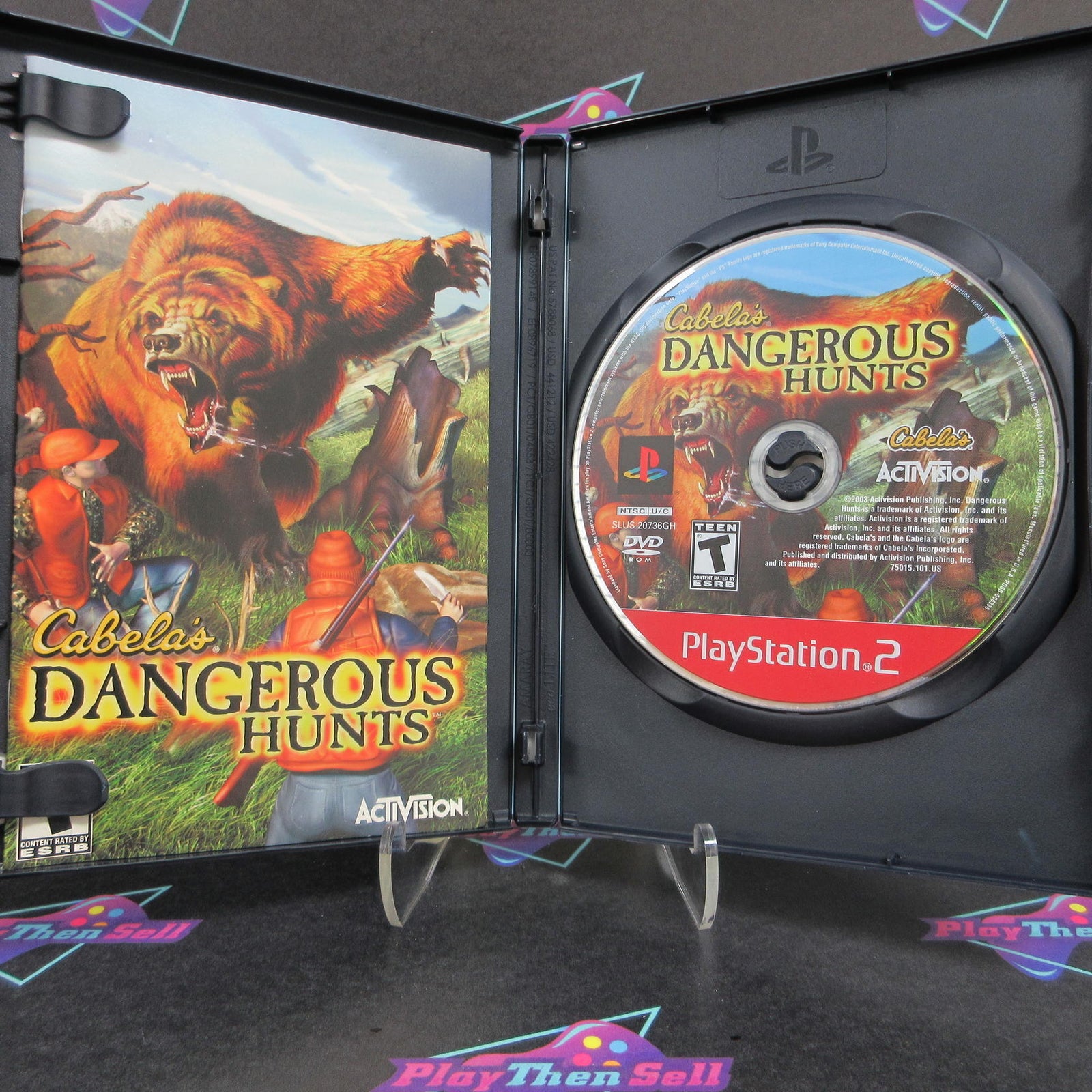 Cabela's Dangerous Hunts PS2 PlayStation 2 GH + Reg Card Complete  - 1 Year Wa..