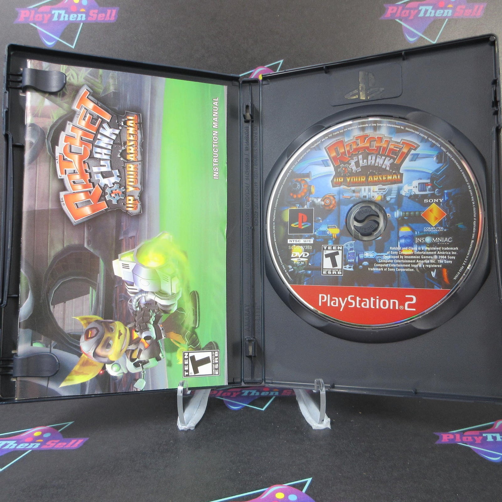 Ratchet & Clank Up Your Arsenal PS2 PlayStation 2 GH Complete  - 1 Year Warran..