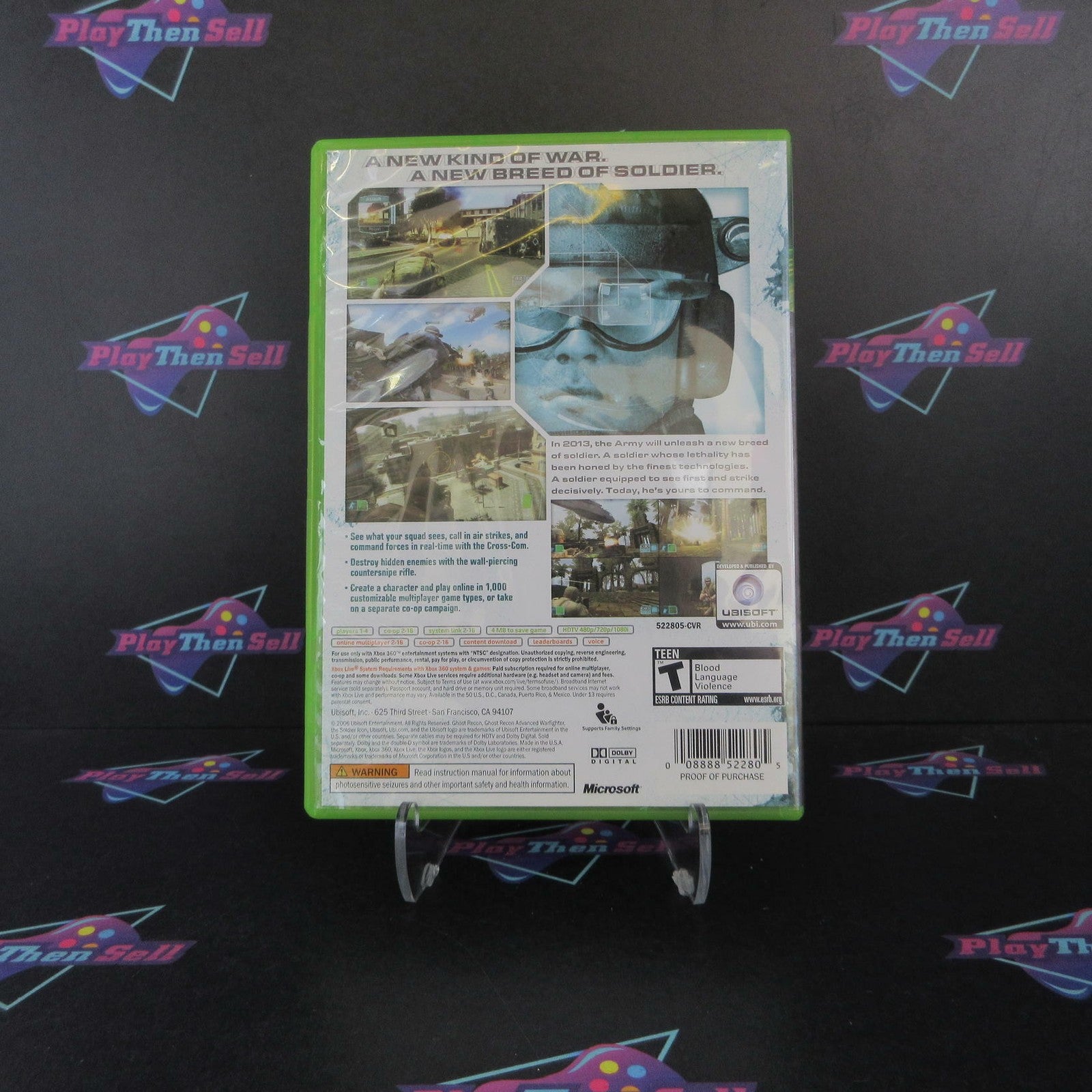 Tom Clancy's Ghost Recon Advanced Warfighter Xbox 360 + Bonus Disc Complete  -..