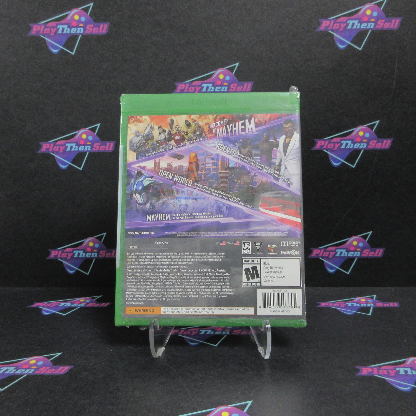 Agents of Mayhem Day One Edition Xbox One - See Pics Brand New - Sealed