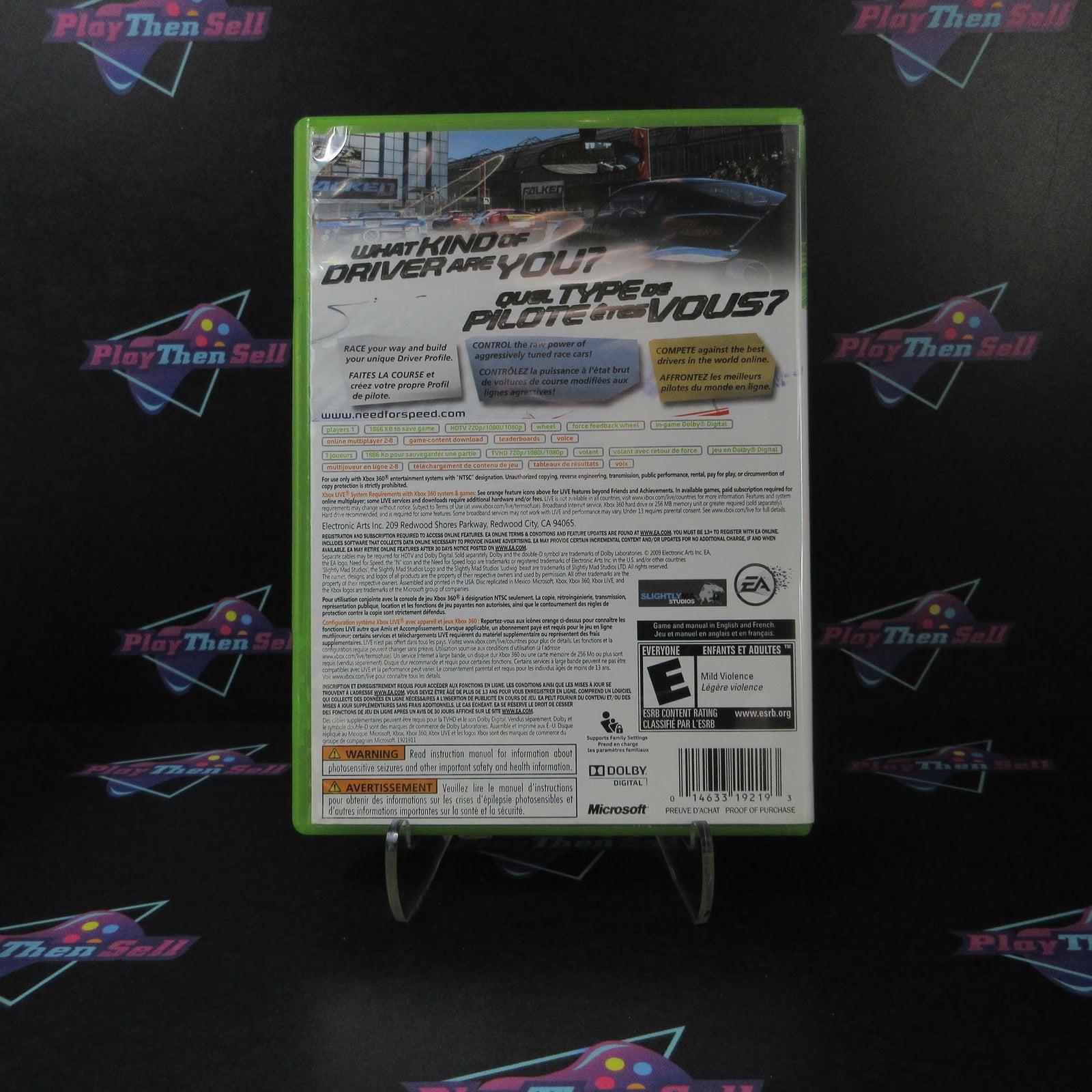 Need For Speed Shift Xbox 360 PH Disc Complete - 1 Year Warranty EX Cond