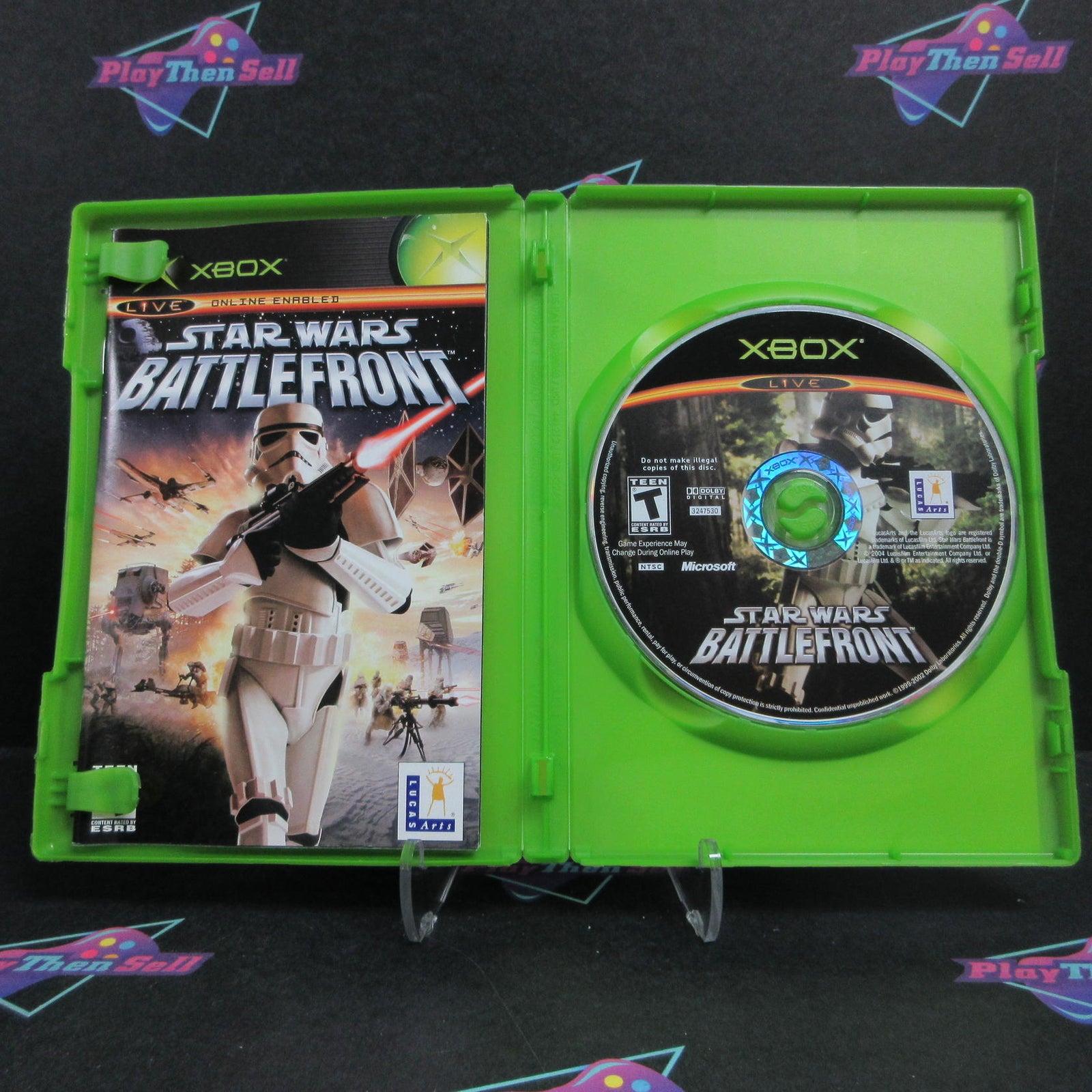 Star Wars Battlefront Xbox + Reg Card Complete - 1 Year Warranty EX Cond