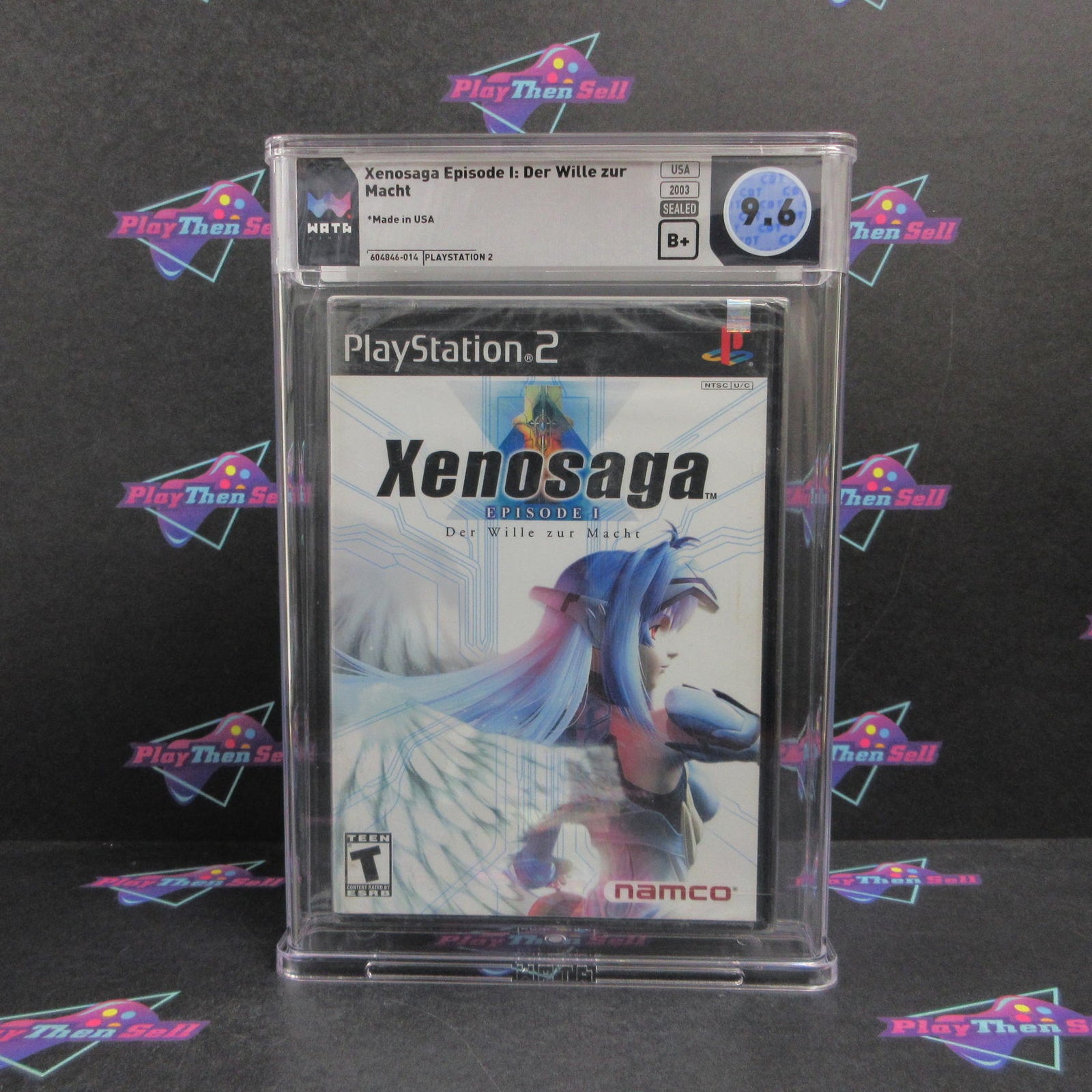Xenosaga Episode I PS2 PlayStation 2 WATA Graded 9.6 B+ Sealed  Brand New - Se..
