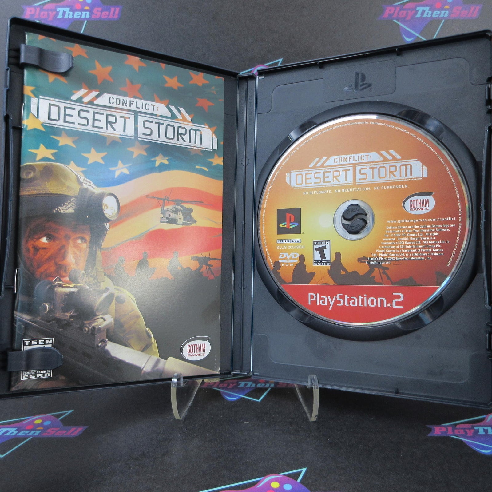 Conflict Desert Storm PS2 PlayStation 2 GH + Reg Card Complete  - 1 Year Warra..