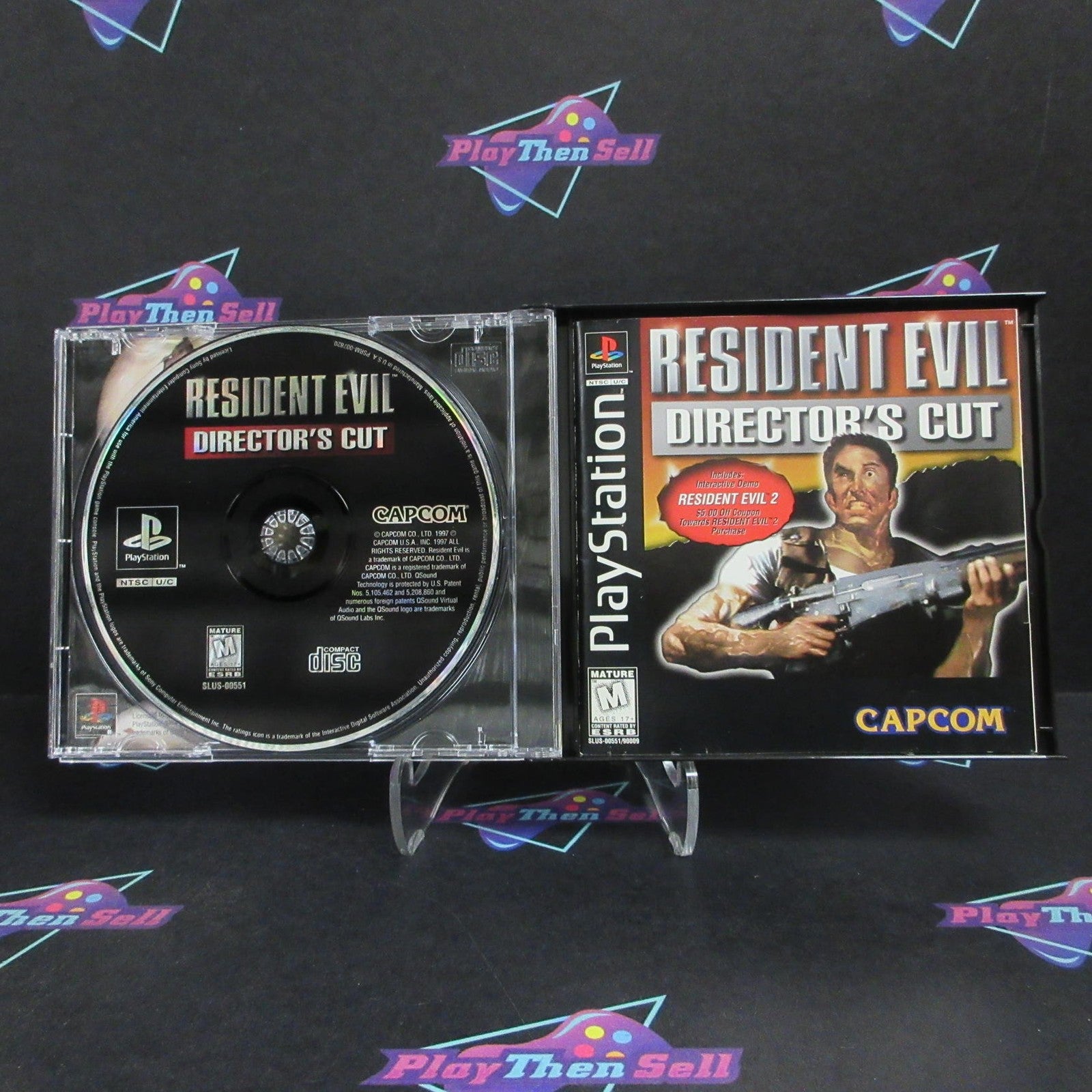Resident Evil Director's Cut PS1 + Reg Card / Demo Complete  - 1 Year Warranty..