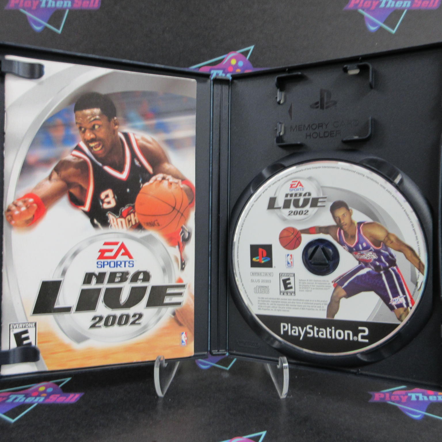 NBA Live 2002 + Reg Card PS2 PlayStation 2 - 1 Year Warranty VG
