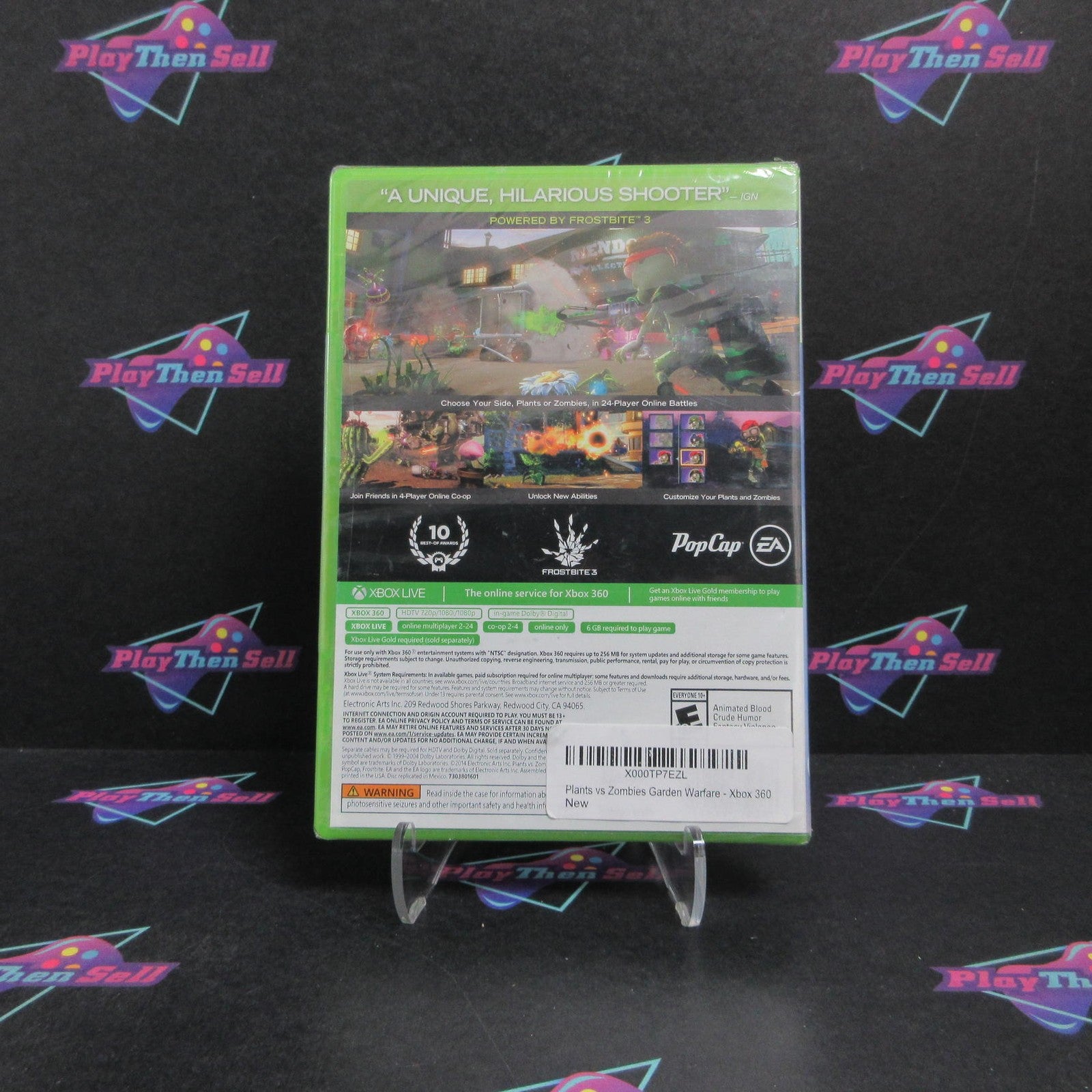 Plants vs Zombies Garden Warfare Xbox 360 Brand New - Sealed