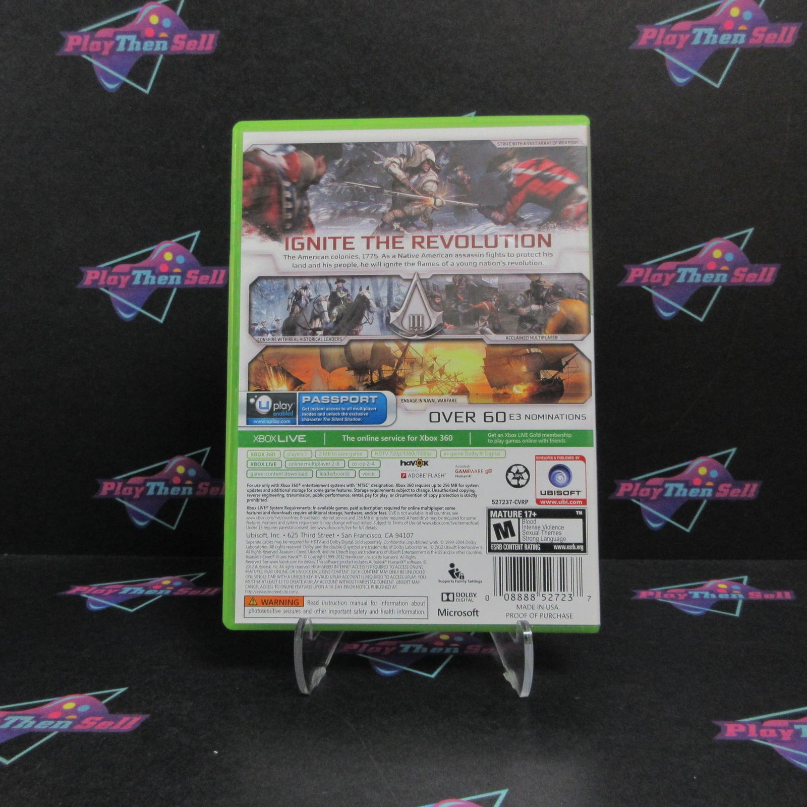 Assassin's Creed 3 Xbox 360 PH - Complete CIB