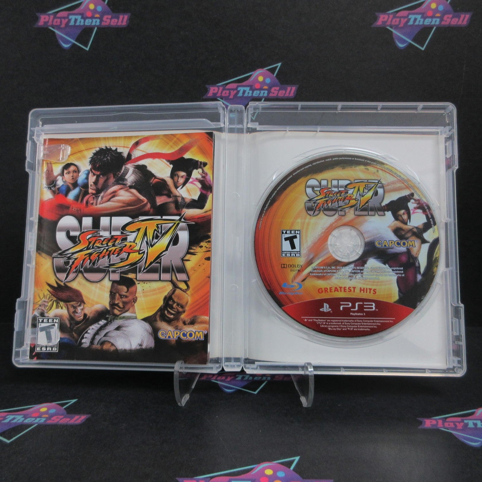 Super Street Fighter IV PS3 PlayStation 3 GH Complete - 1 Year Warranty EX Cond