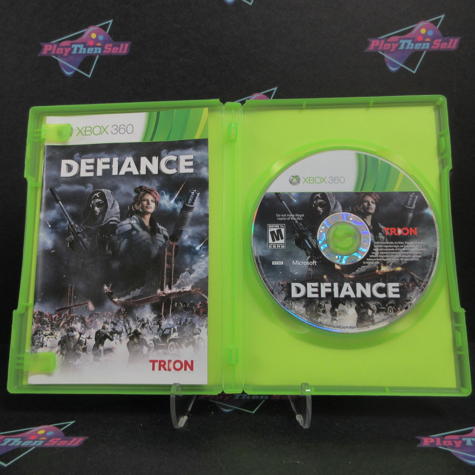 Defiance Xbox 360 + Stickers Complete - 1 Year Warranty EX Cond