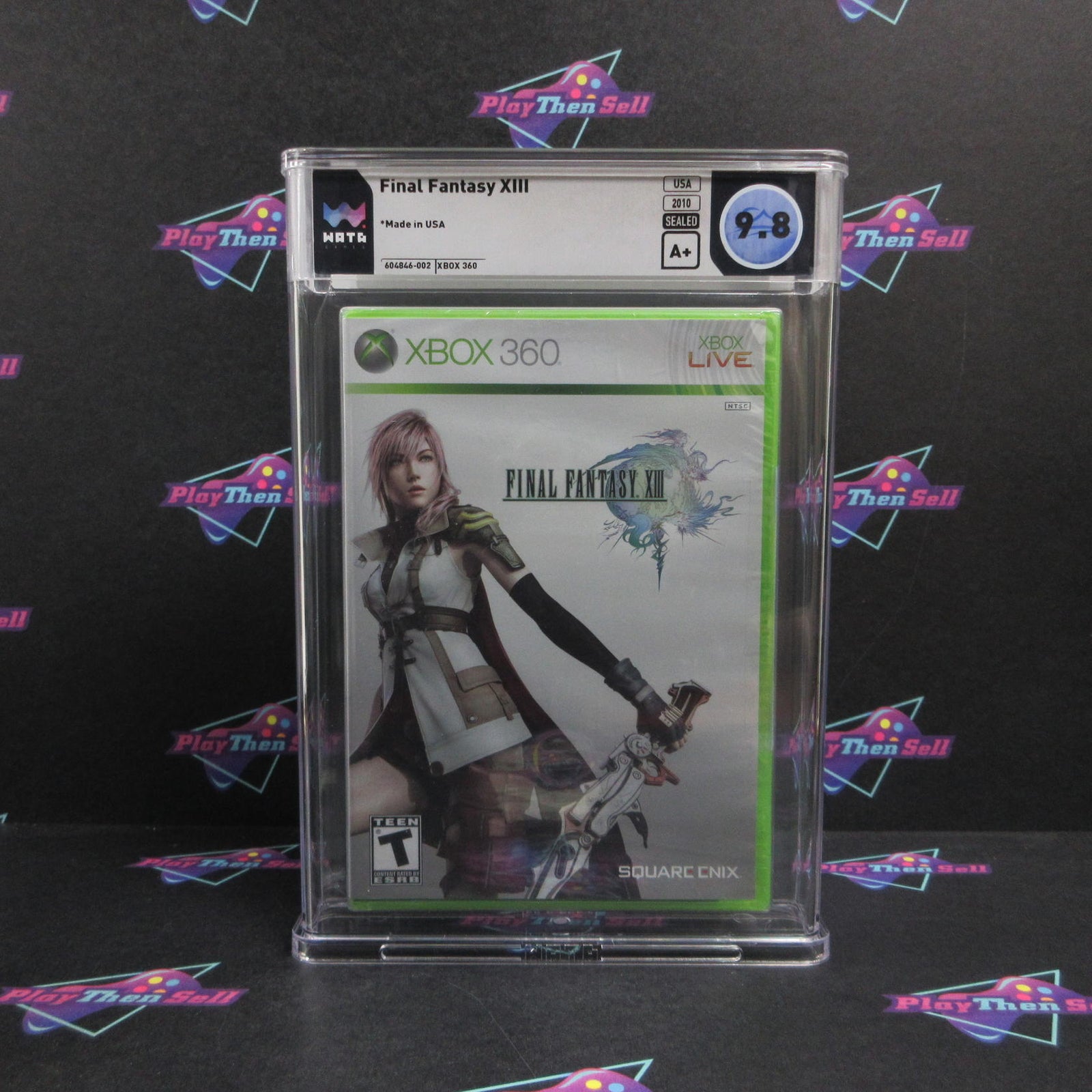 Final Fantasy XIII Xbox 360 WATA Graded 9.8 A+ Sealed Brand New - Sealed