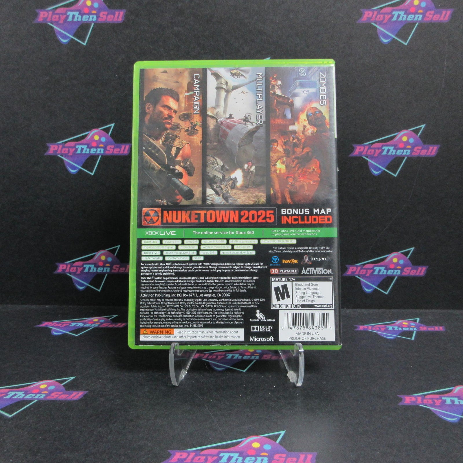 Call of Duty Black Ops II Xbox 360 - 1 Year Warranty VG