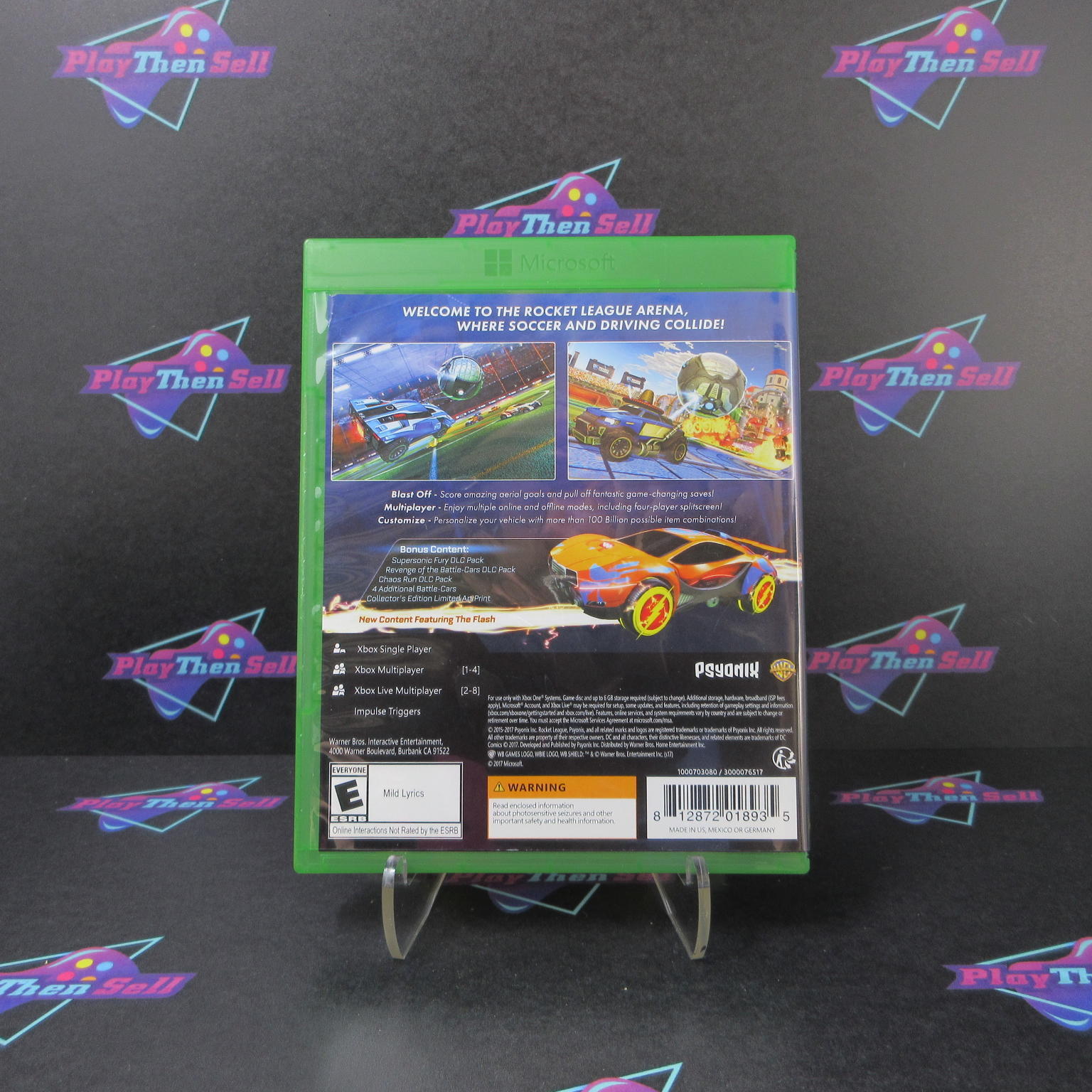 Rocket League Collector's Edition Xbox One + Art Print - Complete CIB