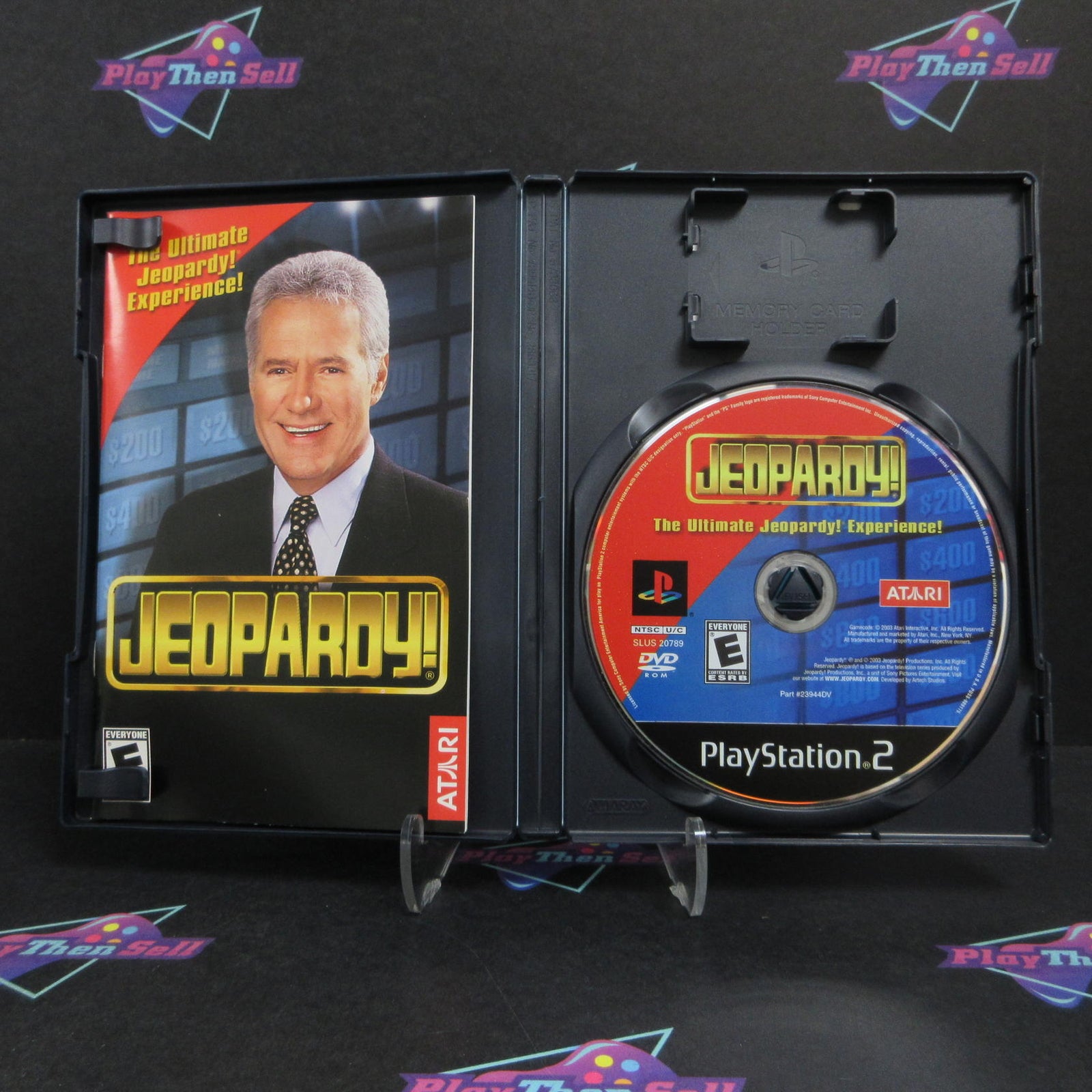 Jeopardy PS2 PlayStation 2 AD Complete CIB - (See Pics)