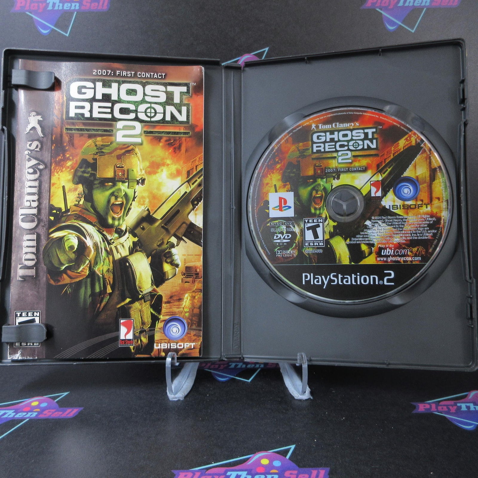 Tom Clancy's Ghost Recon 2 First Contact GH PS2 CIB - 1 Year Warranty VG