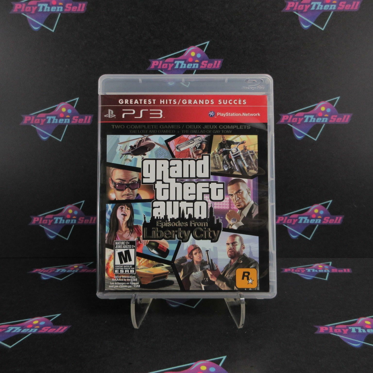 Grand Theft Auto Episodes From Liberty City GH PS3 CIB - 1 Year Warranty EX Cond