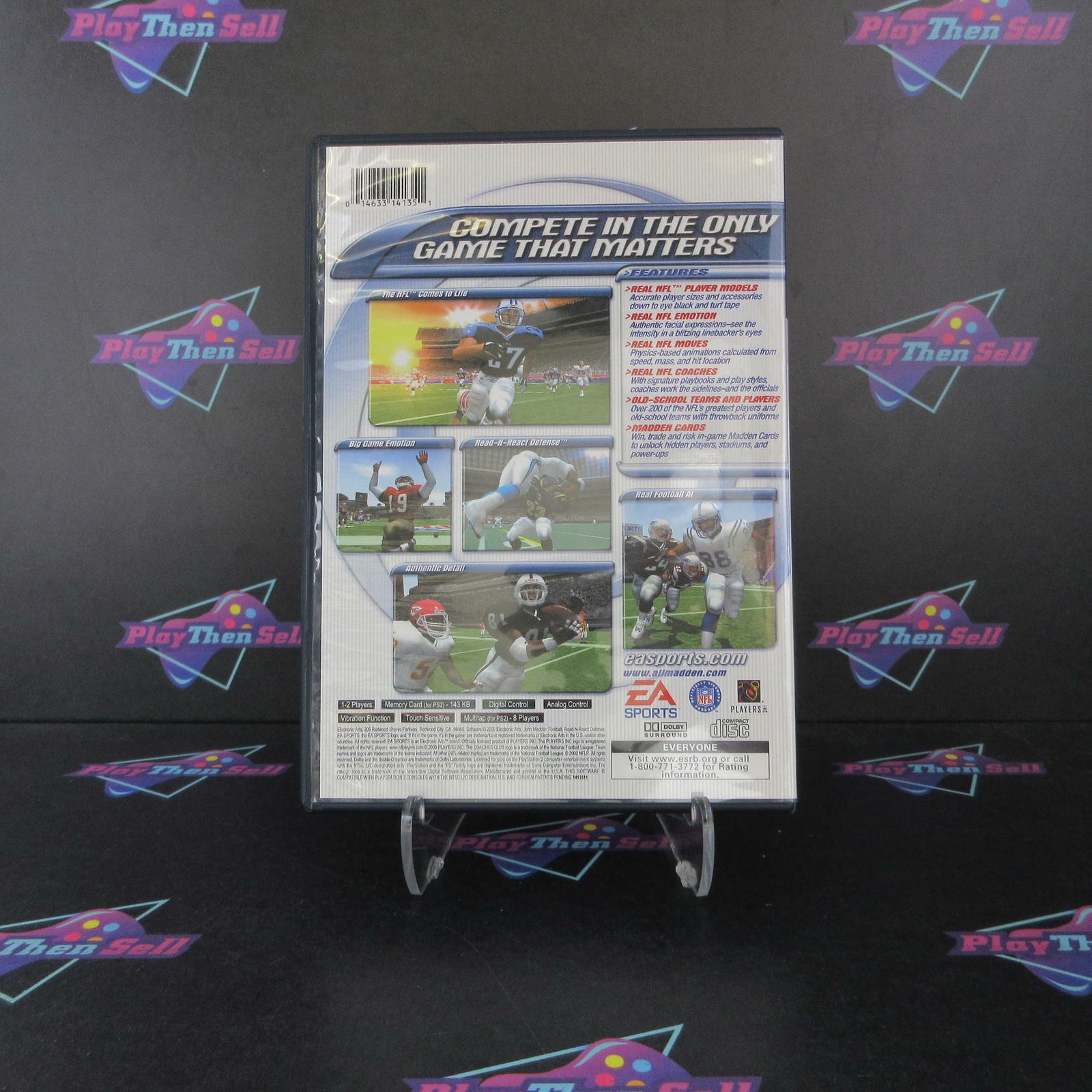 Madden NFL 2001 PS2 PlayStation 2 Complete - 1 Year Warranty EX Cond