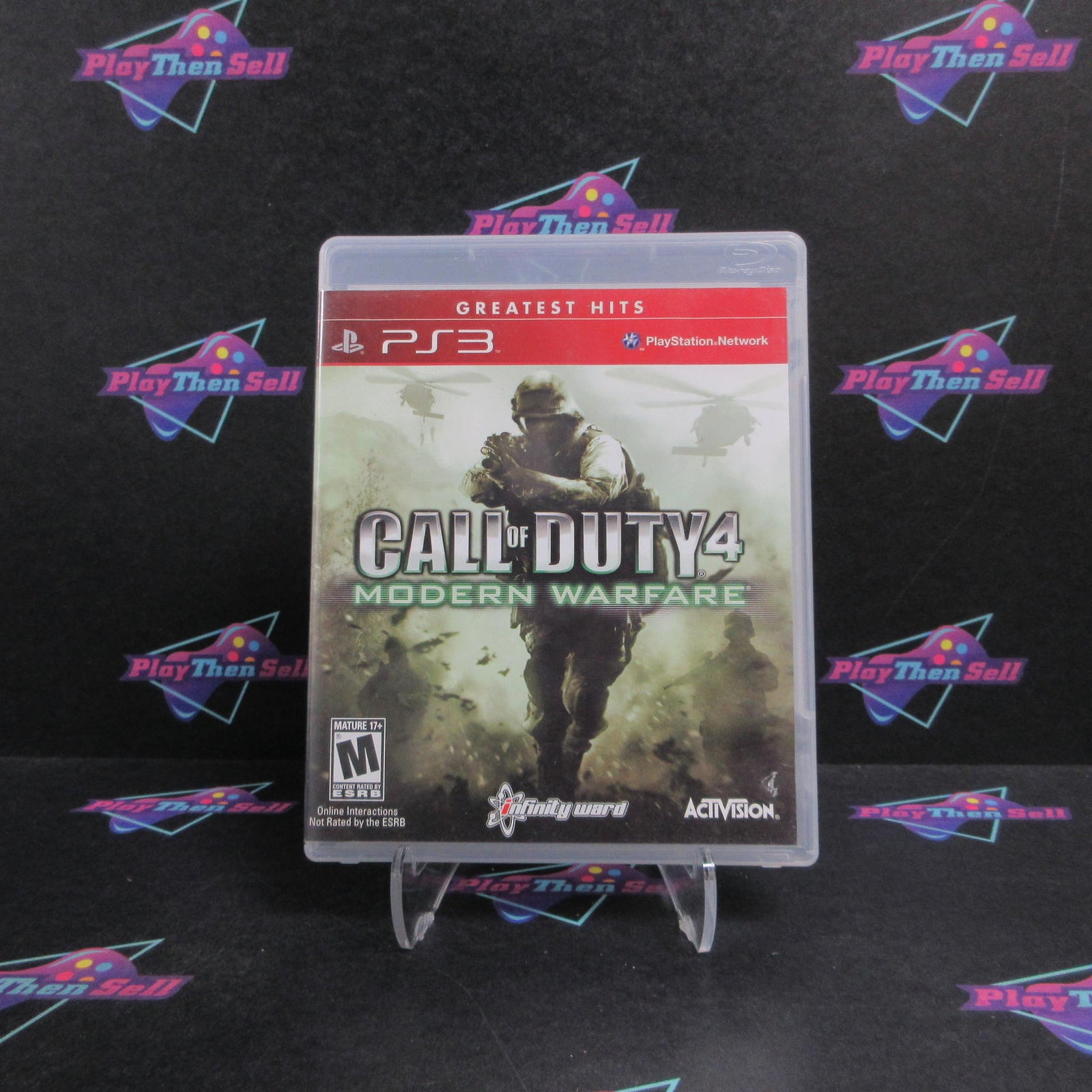 Call of Duty 4 Modern Warfare PS3 PlayStation 3 GH Complete - 1 Year Warranty VG