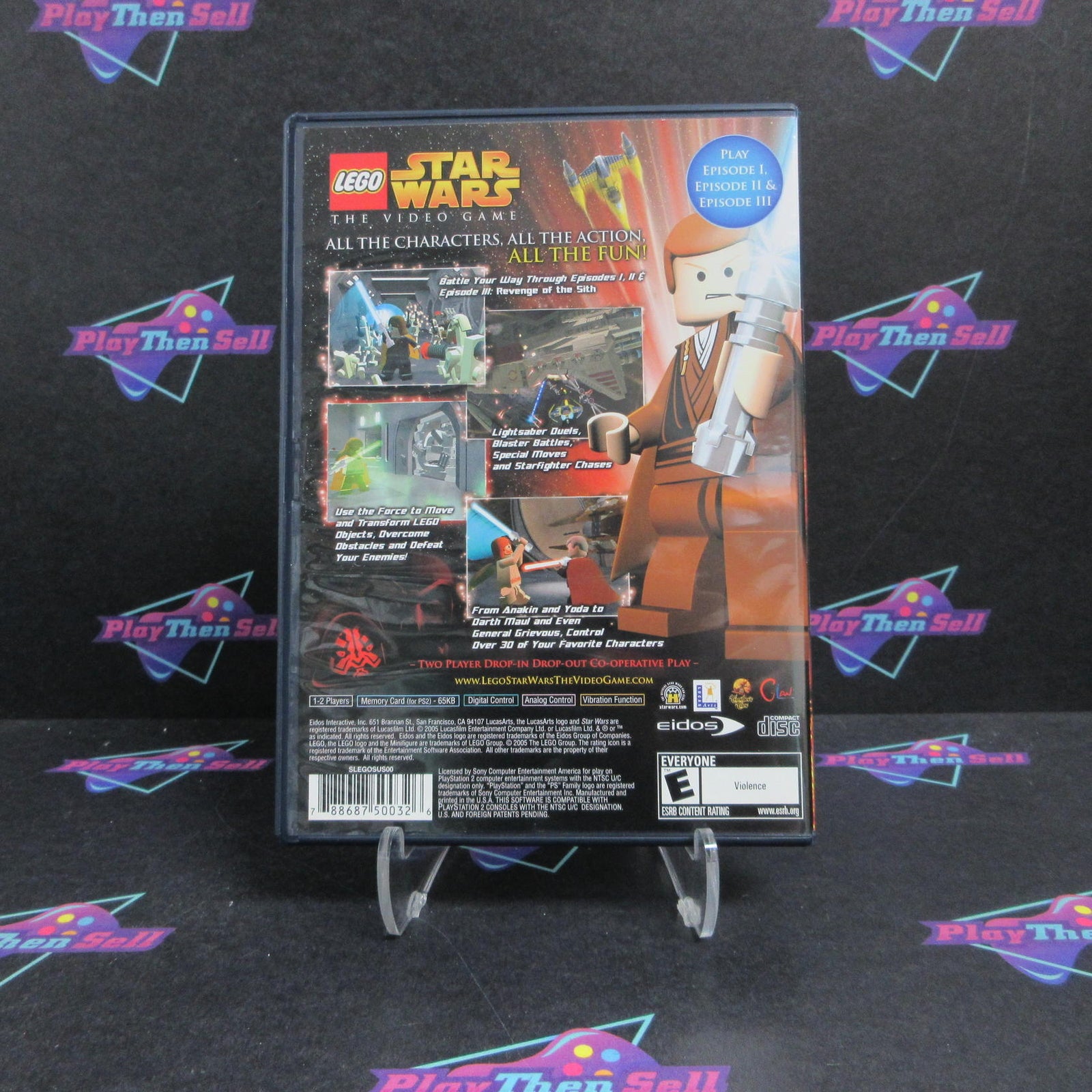 LEGO Star Wars PS2 PlayStation 2 + Reg Card Complete - 1 Year Warranty EX Cond