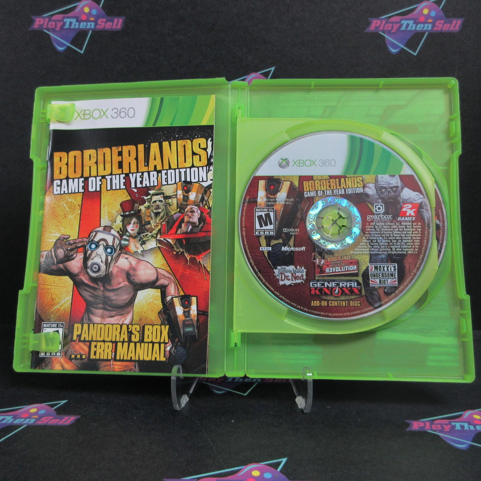 Borderlands GOTY Xbox 360 + Poster Complete - 1 Year Warranty EX Cond