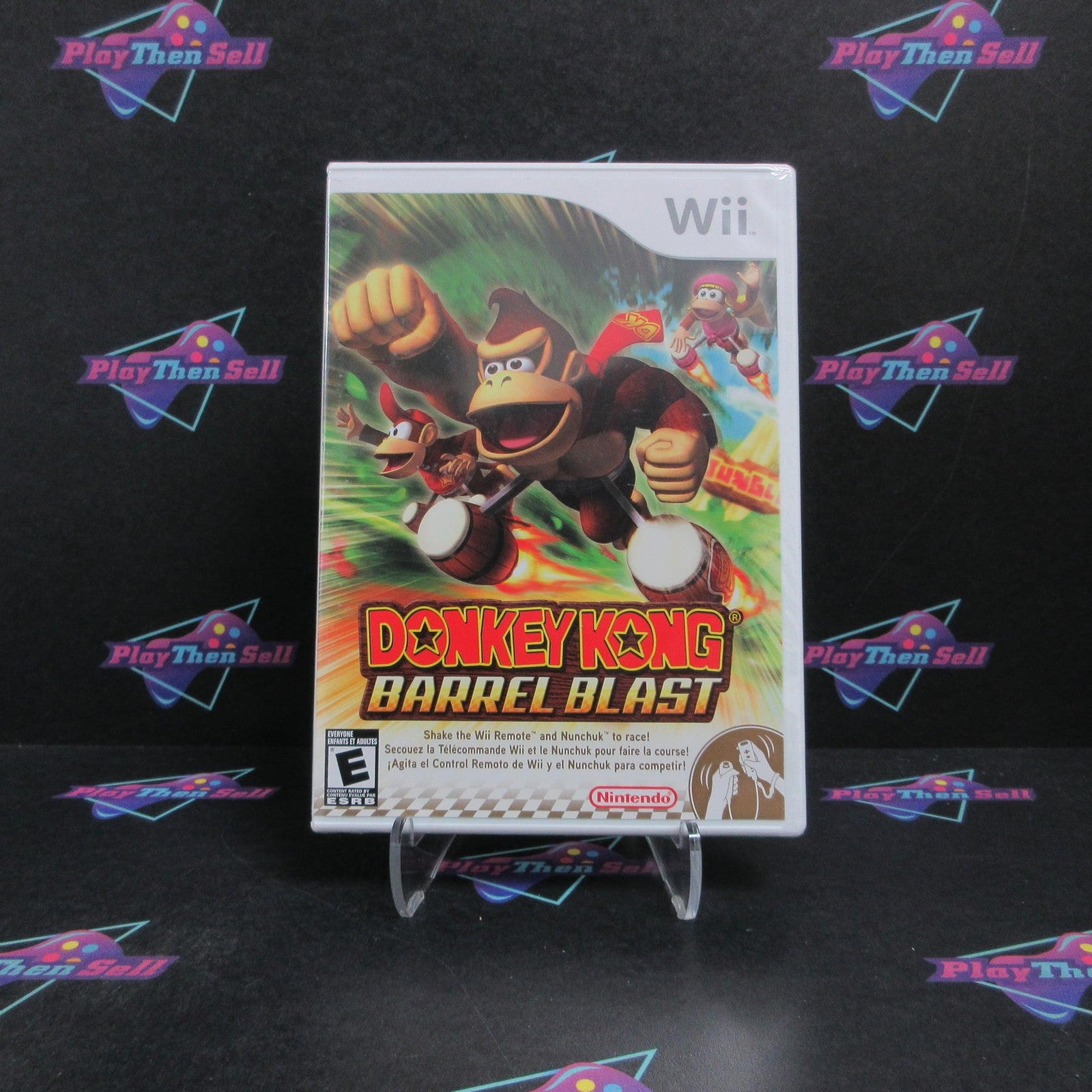 Donkey Kong Barrel Blast Nintendo Wii Brand New - Sealed