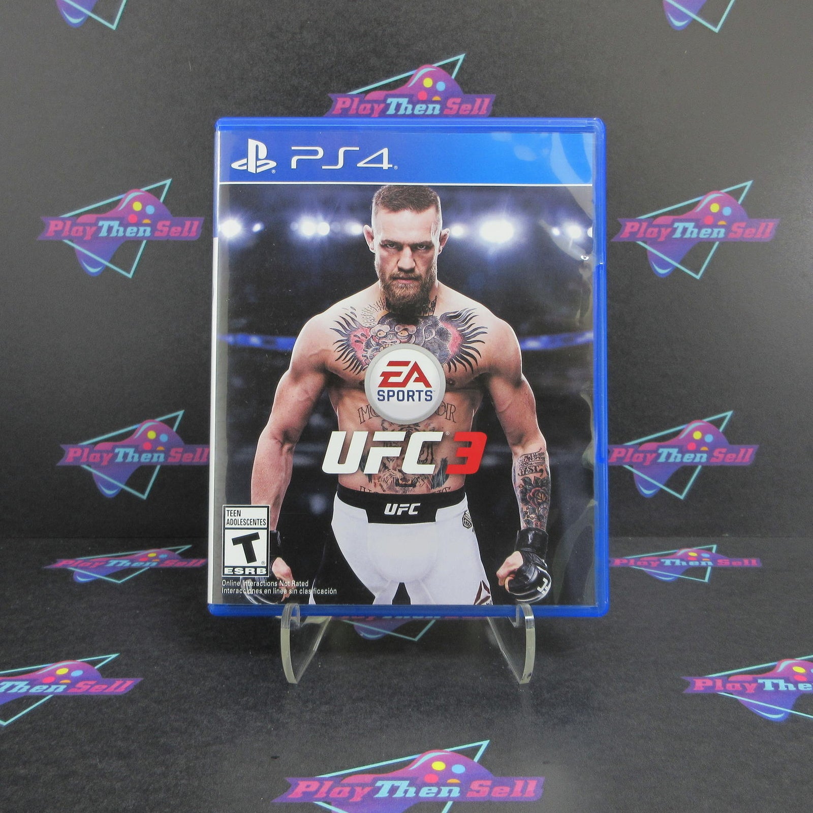 UFC 3 PS4 PlayStation 4 Complete - 1 Year Warranty EX Cond