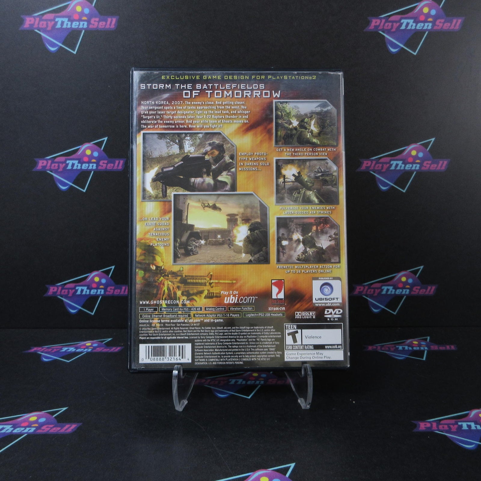 Tom Clancy's Ghost Recon 2 First Contact PS2 + Reg Card CIB - 1 Year Warranty VG