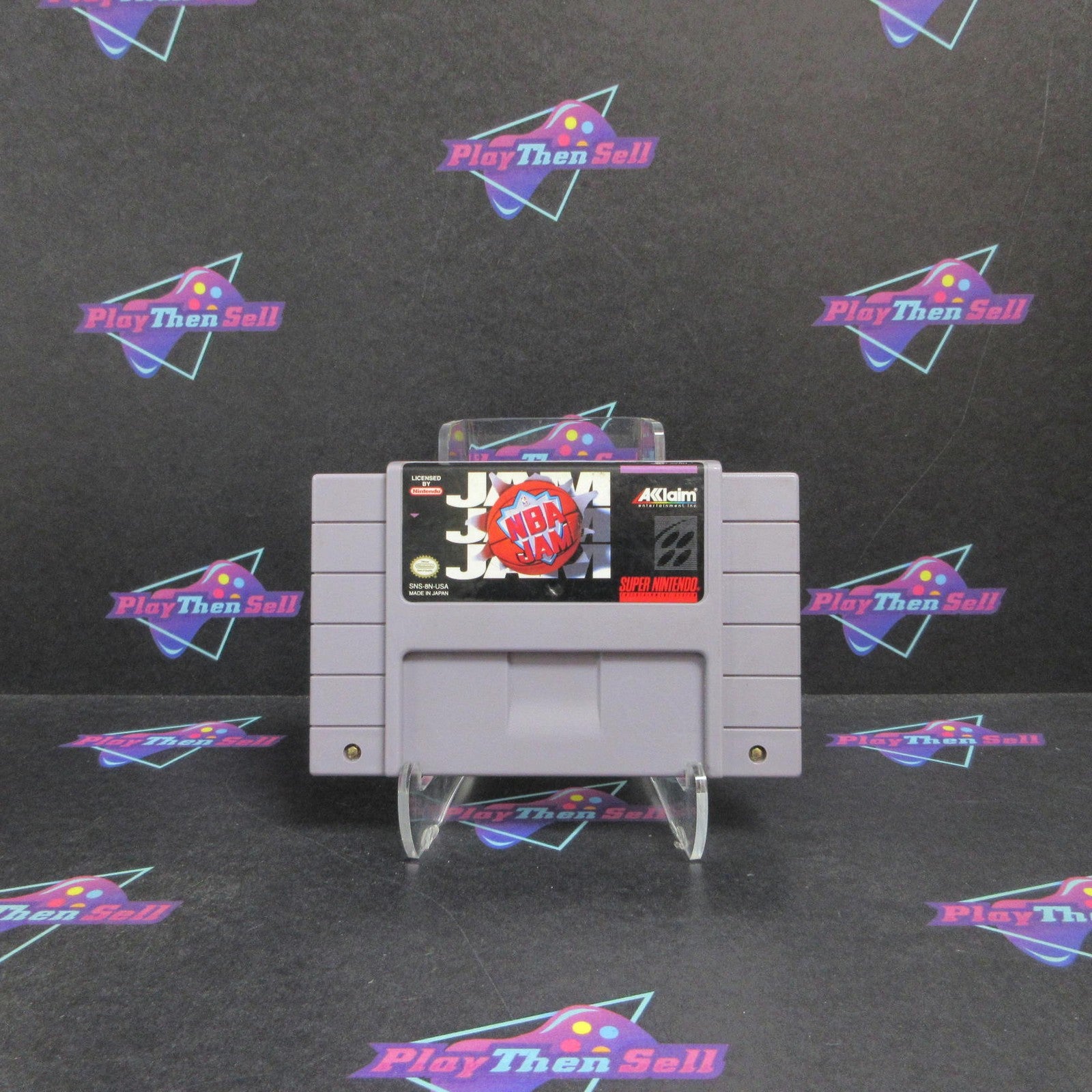 NBA Jam Super Nintendo SNES + Manual - Cart Only Excellent