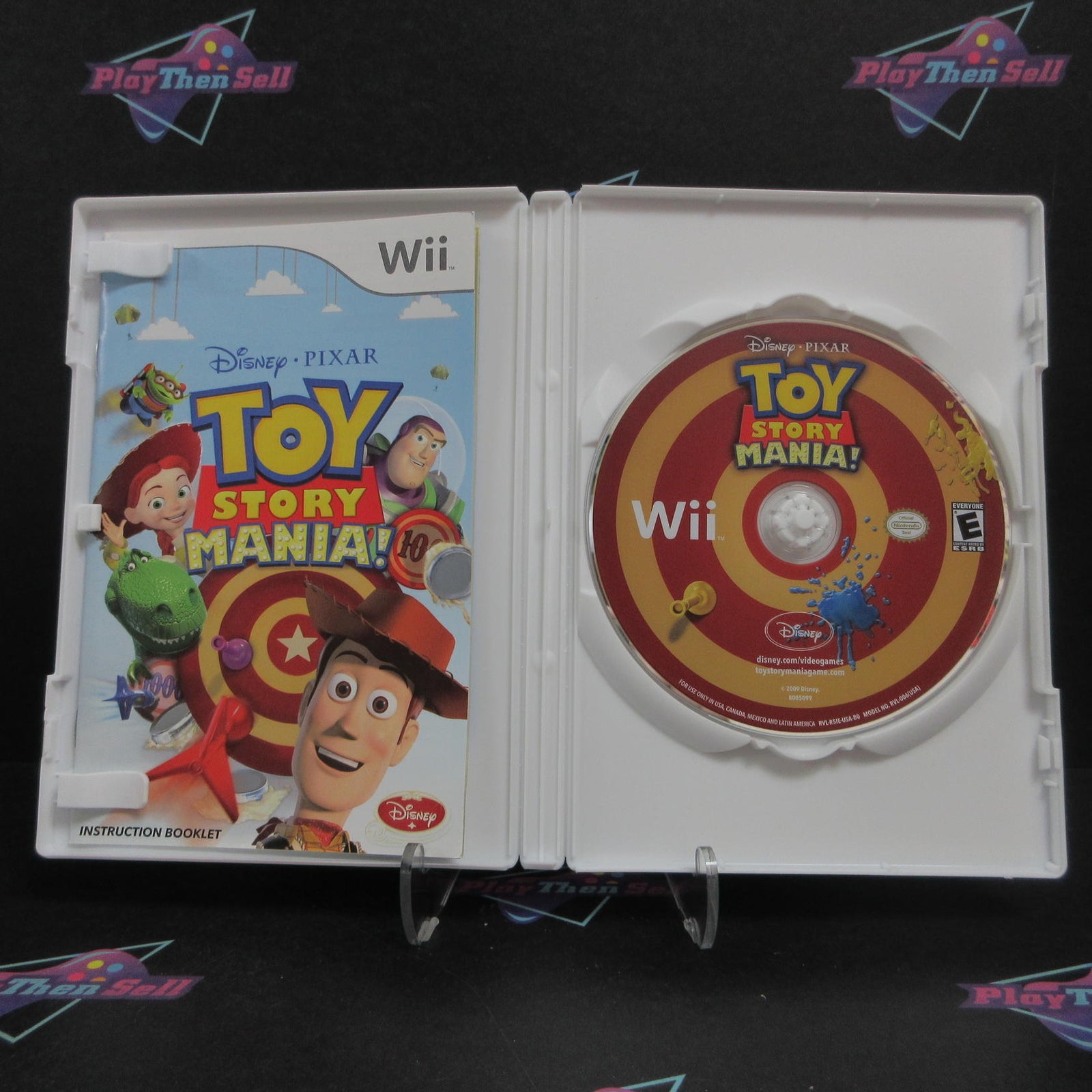 Toy Story Mania! Nintendo Wii + 3D Glasses Complete - 1 Year Warranty EX Cond