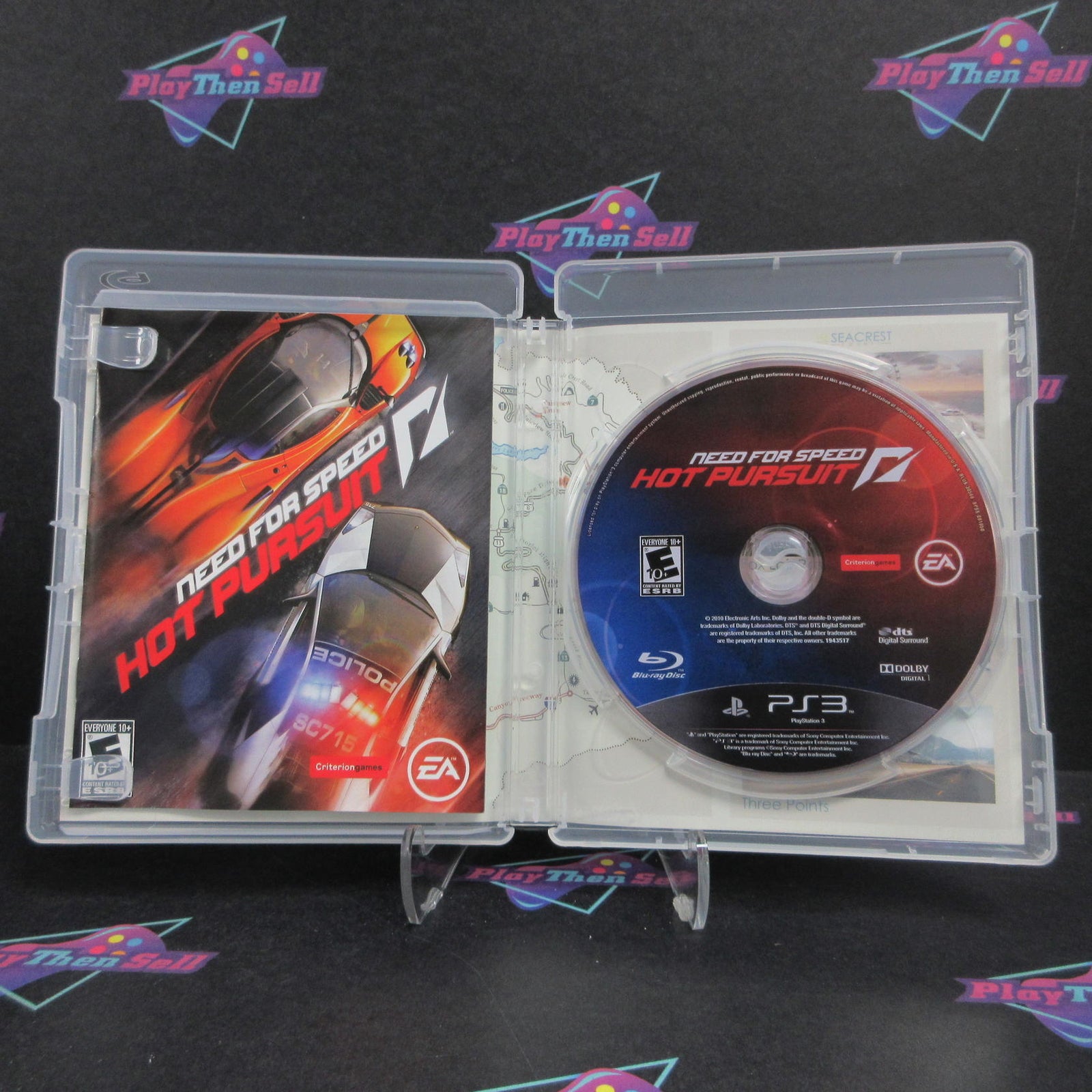 Need for Speed Hot Pursuit PS3 PlayStation 3 Complete - 1 Year Warranty EX Cond