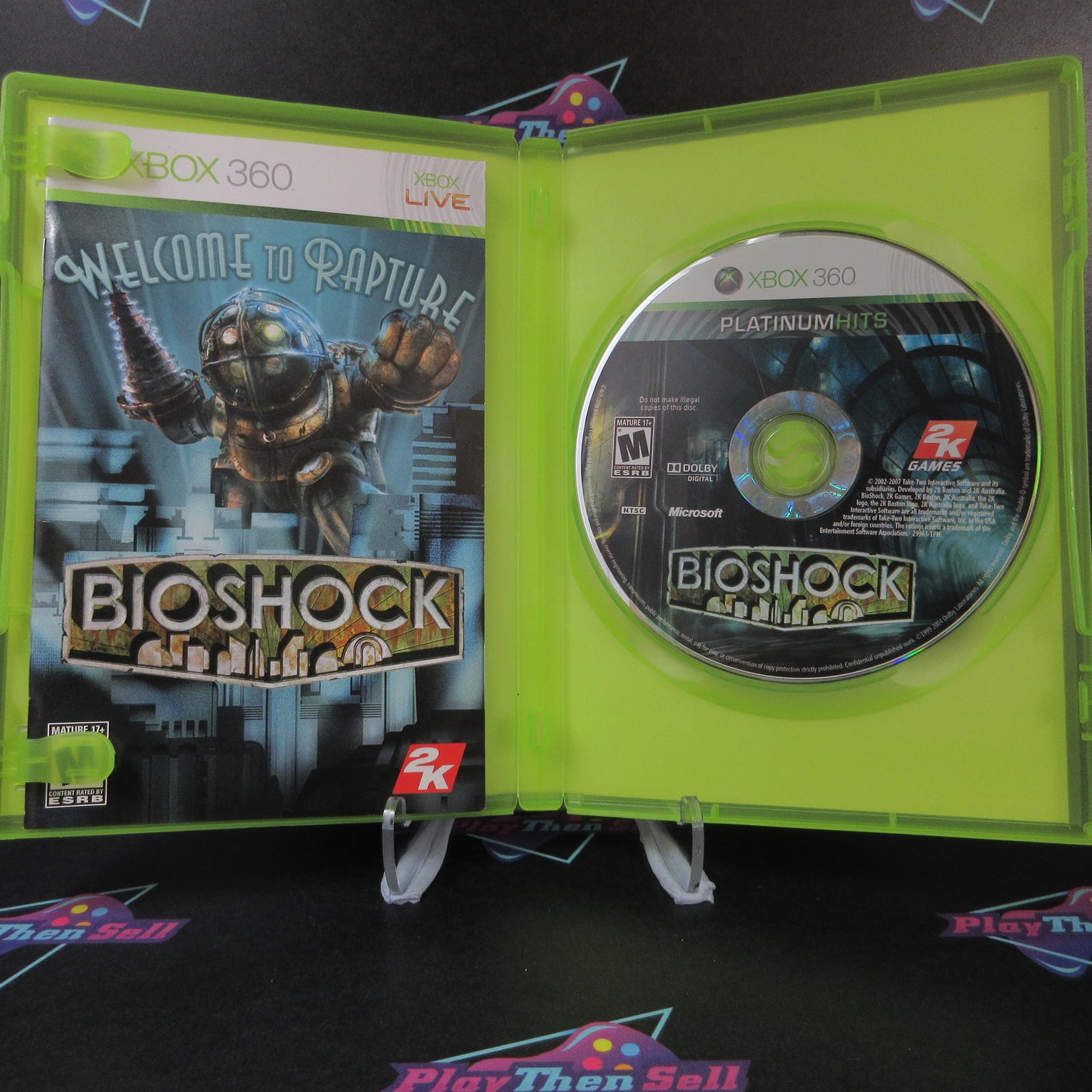 Bioshock Platinum Hits Xbox 360 Complete - 1 Year Warranty VG
