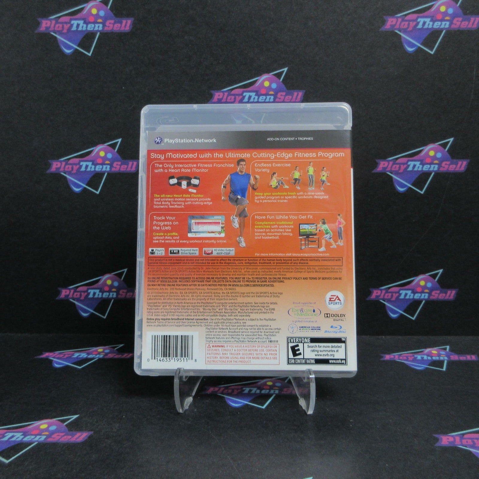 EA Sports Active 2 PS3 PlayStation 3 Software Only Complete  - 1 Year Warranty..