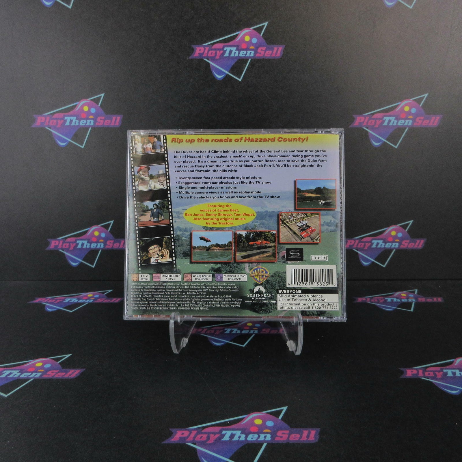 Dukes of Hazzard Racing for Home PS1 PlayStation 1 + Reg Complete  - 1 Year Wa..