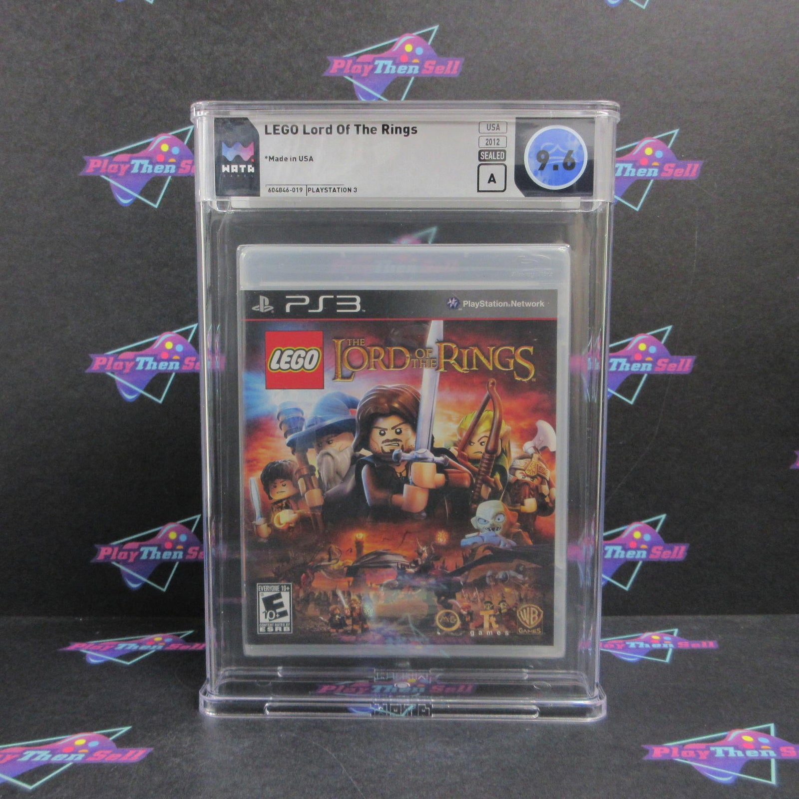 LEGO Lord of the Rings PS3 PlayStation 3 WATA Graded 9.6 A Sealed  Brand New -..