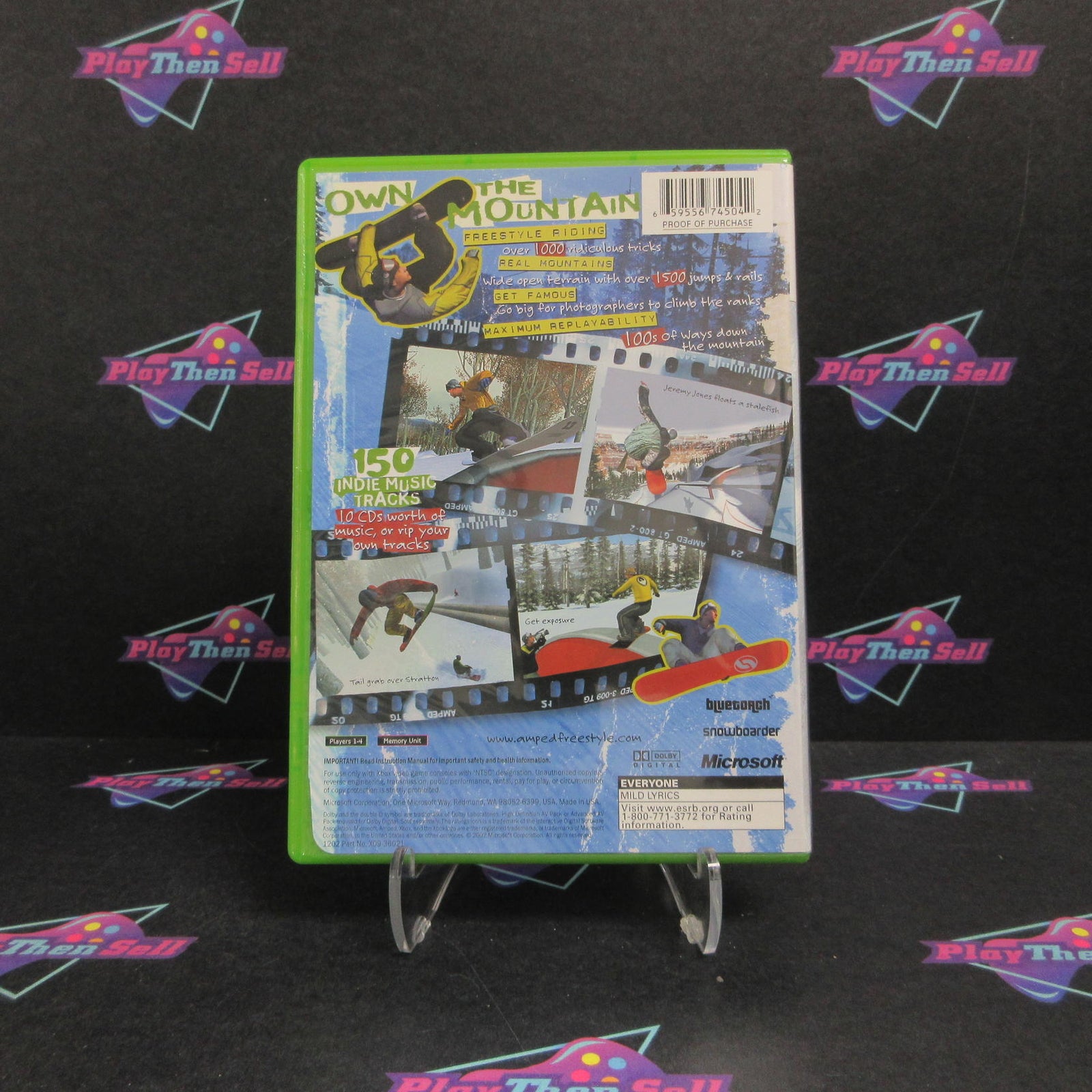 Amped Freestyle Snowboarding Xbox PH Complete - 1 Year Warranty EX Cond