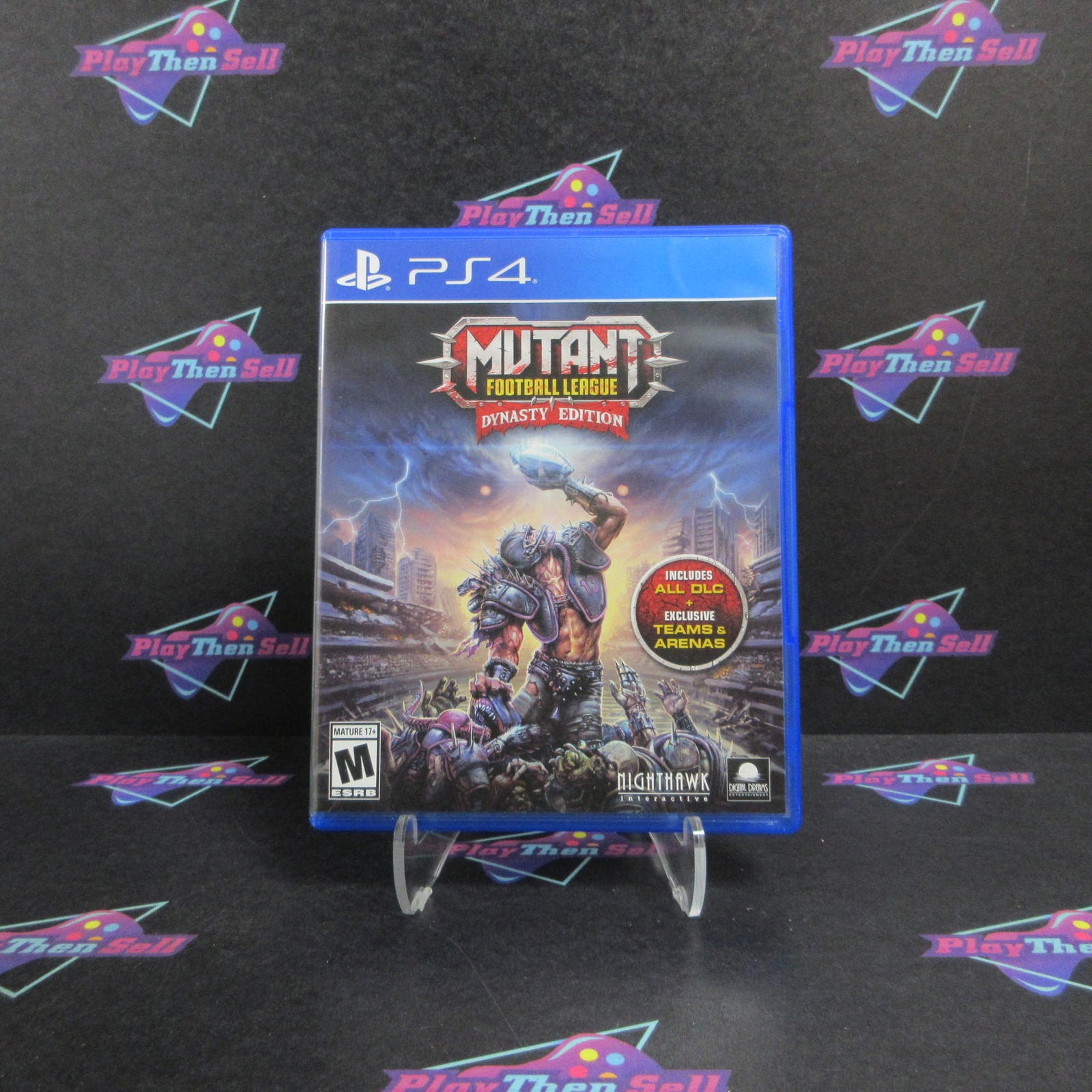 Mutant Football League Dynasty Edition PS4 PlayStation 4 Complete  - 1 Year Wa..